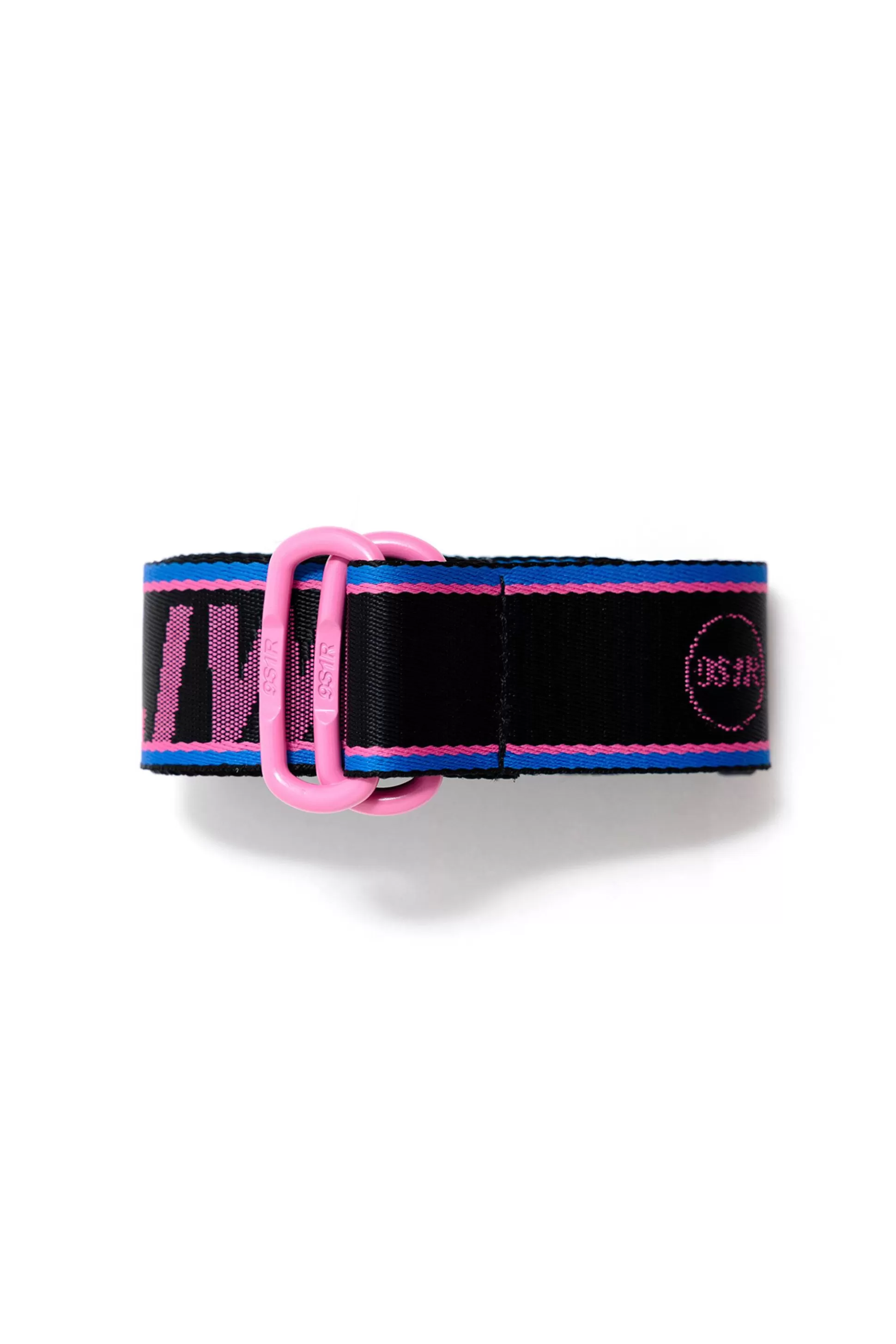 Smoke Rise 9S1R X Nylon Webbing Belt Black/Pink Fashion