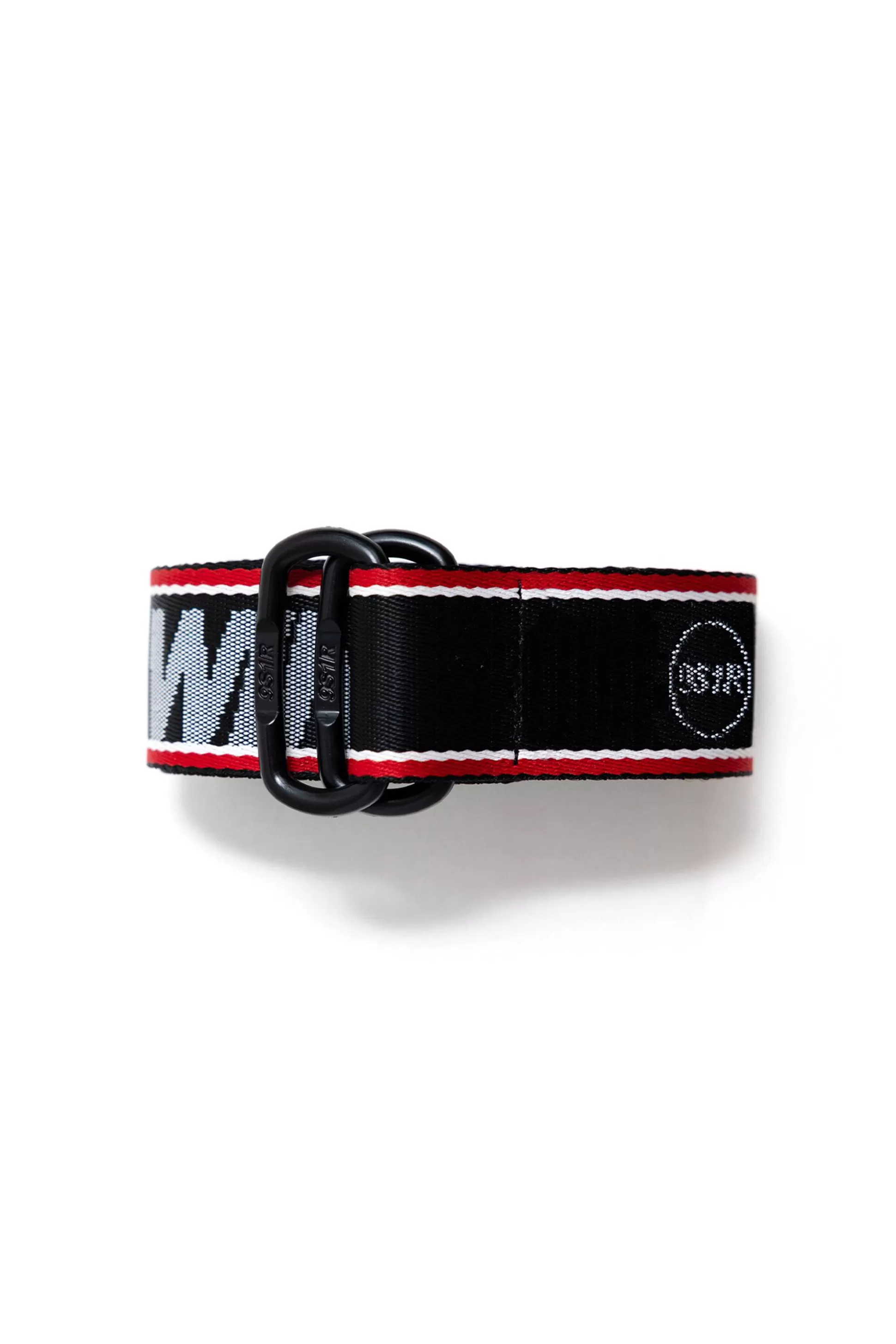 Smoke Rise 9S1R X Nylon Webbing Belt Black/Red Fashion