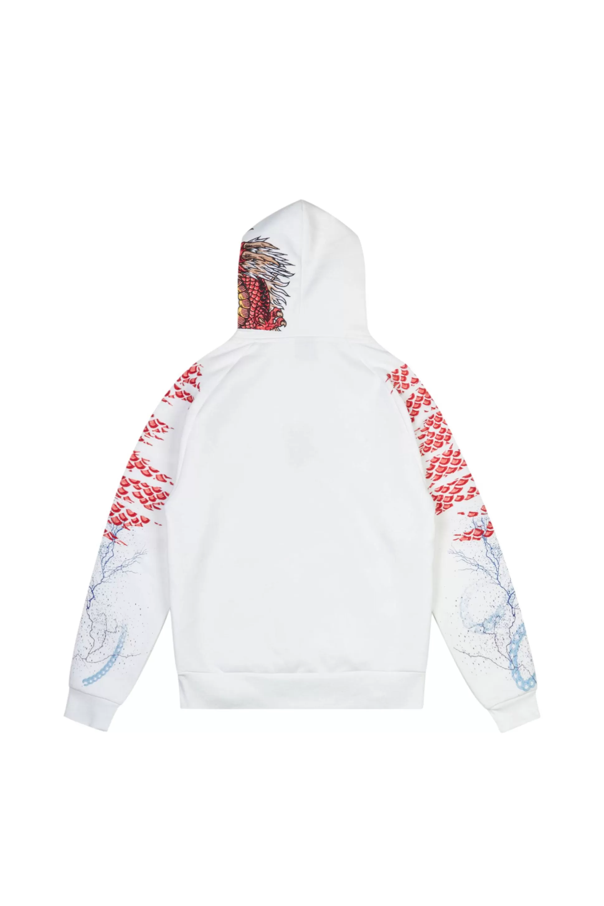 Smoke Rise Aisan Embroidered Hoodie Off White Hot