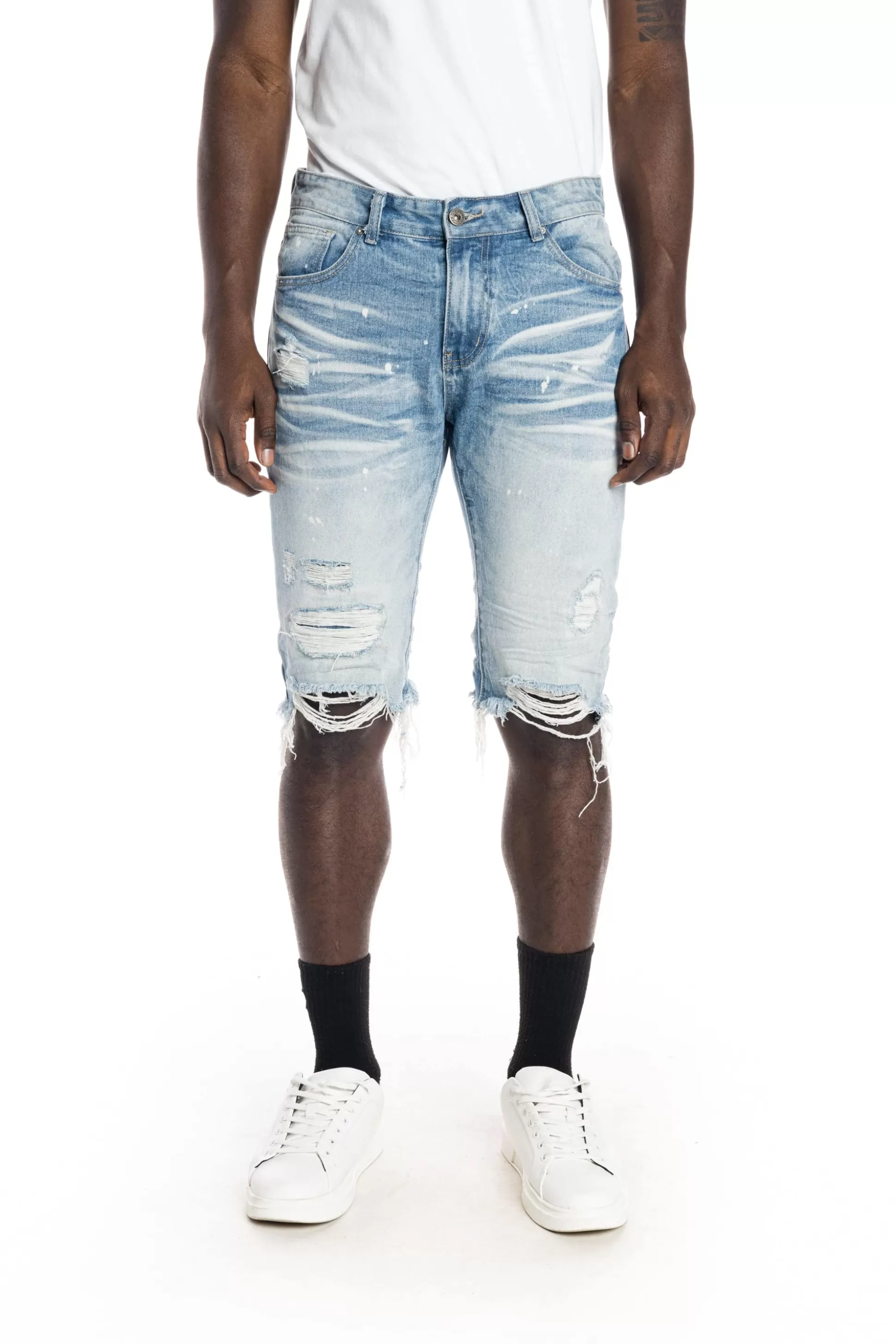 Smoke Rise Basic Denim Short (13.5") Turner Blue Flash Sale