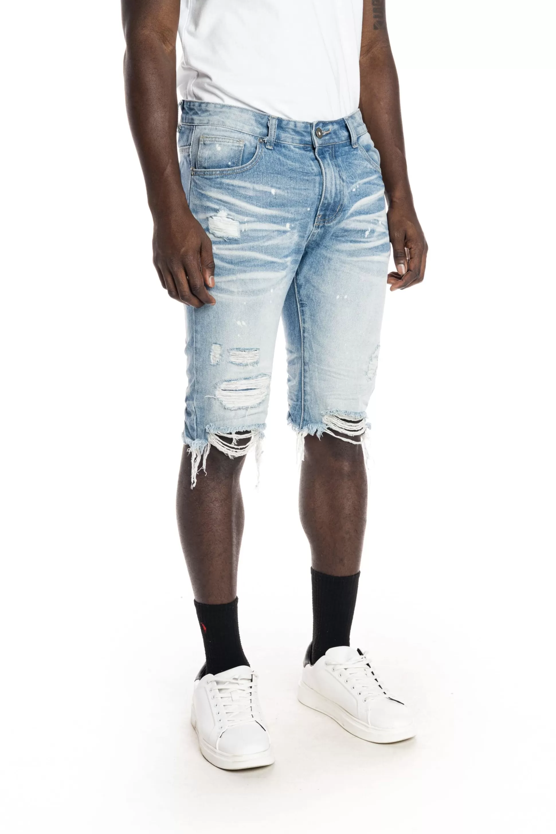 Smoke Rise Basic Denim Short (13.5") Turner Blue Flash Sale