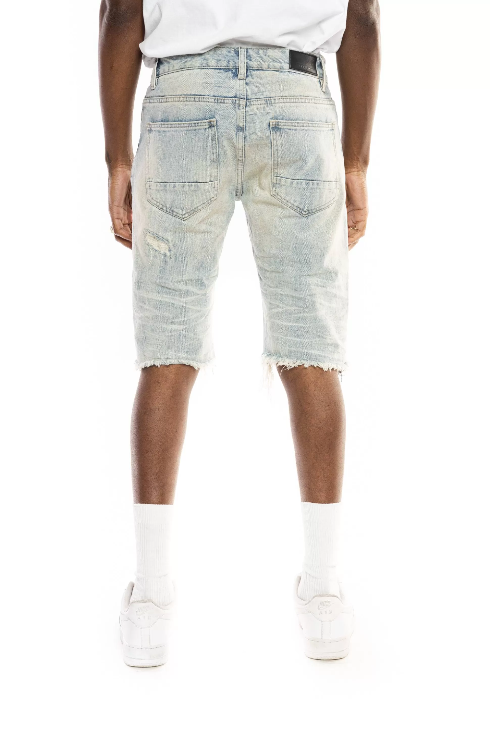 Smoke Rise Basic Denim Shorts Suffolk Blue Discount