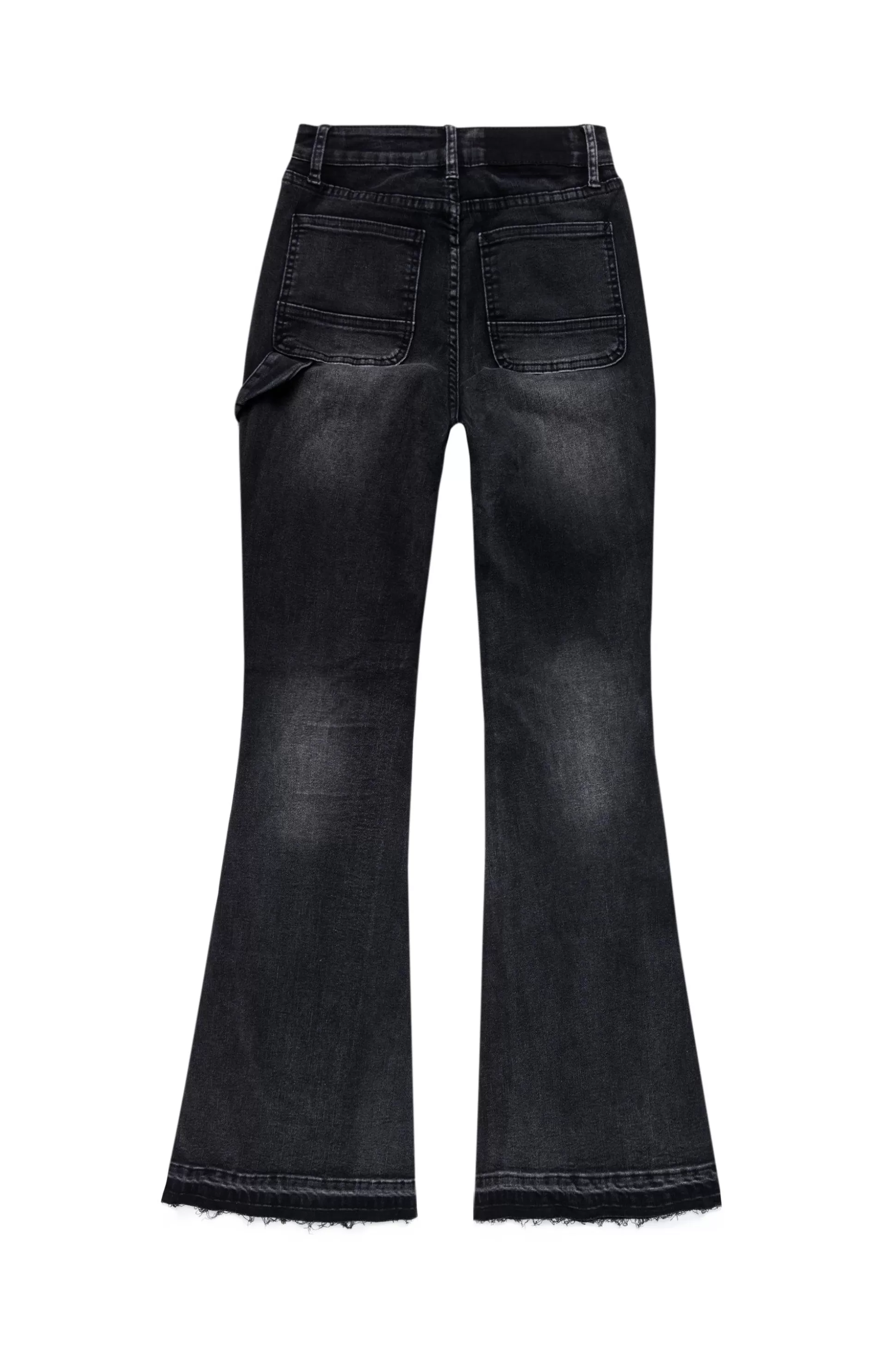 Smoke Rise Carpenter Fashion Denim Pants Shooting Star Black Sale