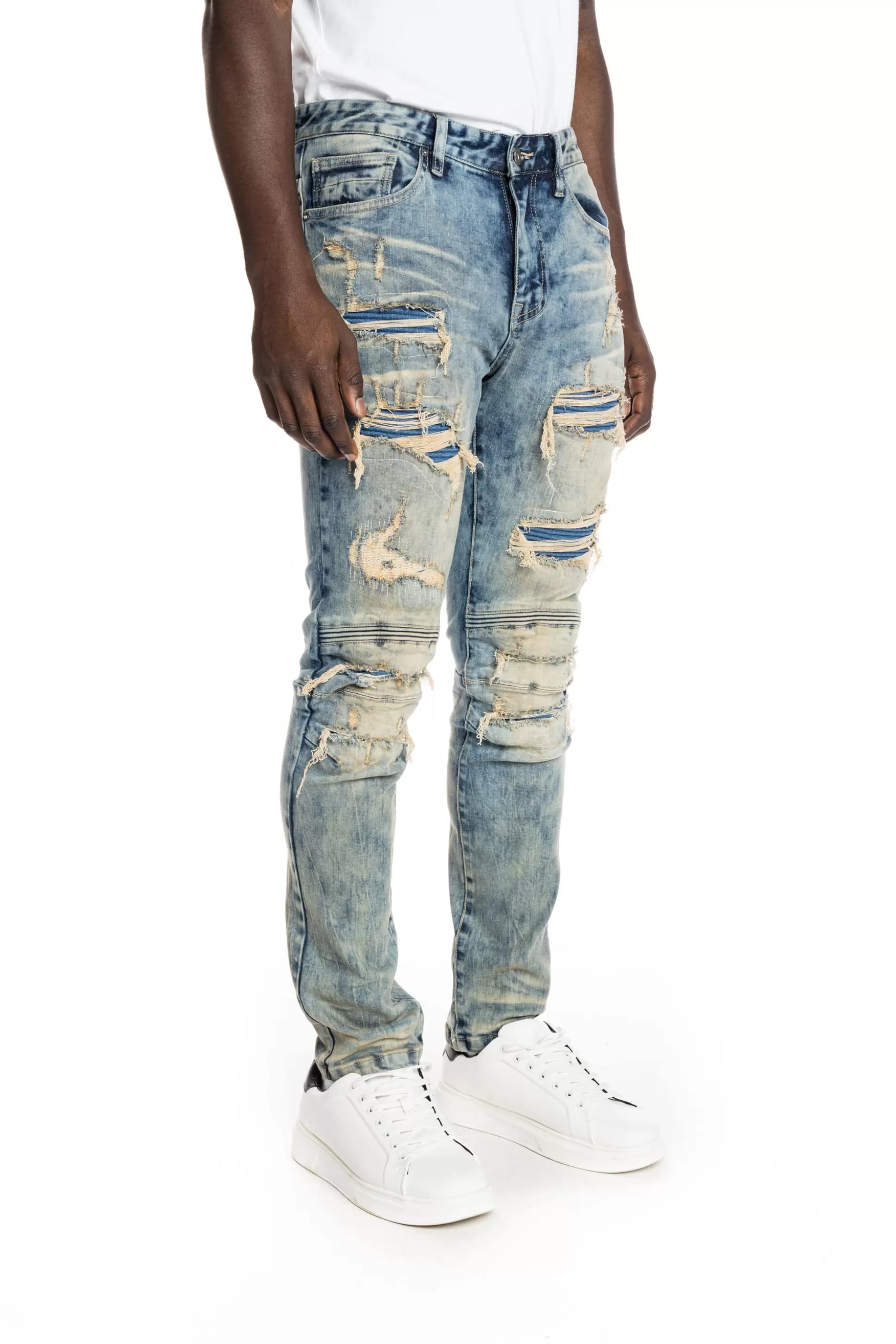 Smoke Rise Engineered Jeans Garrison Blue Cheap