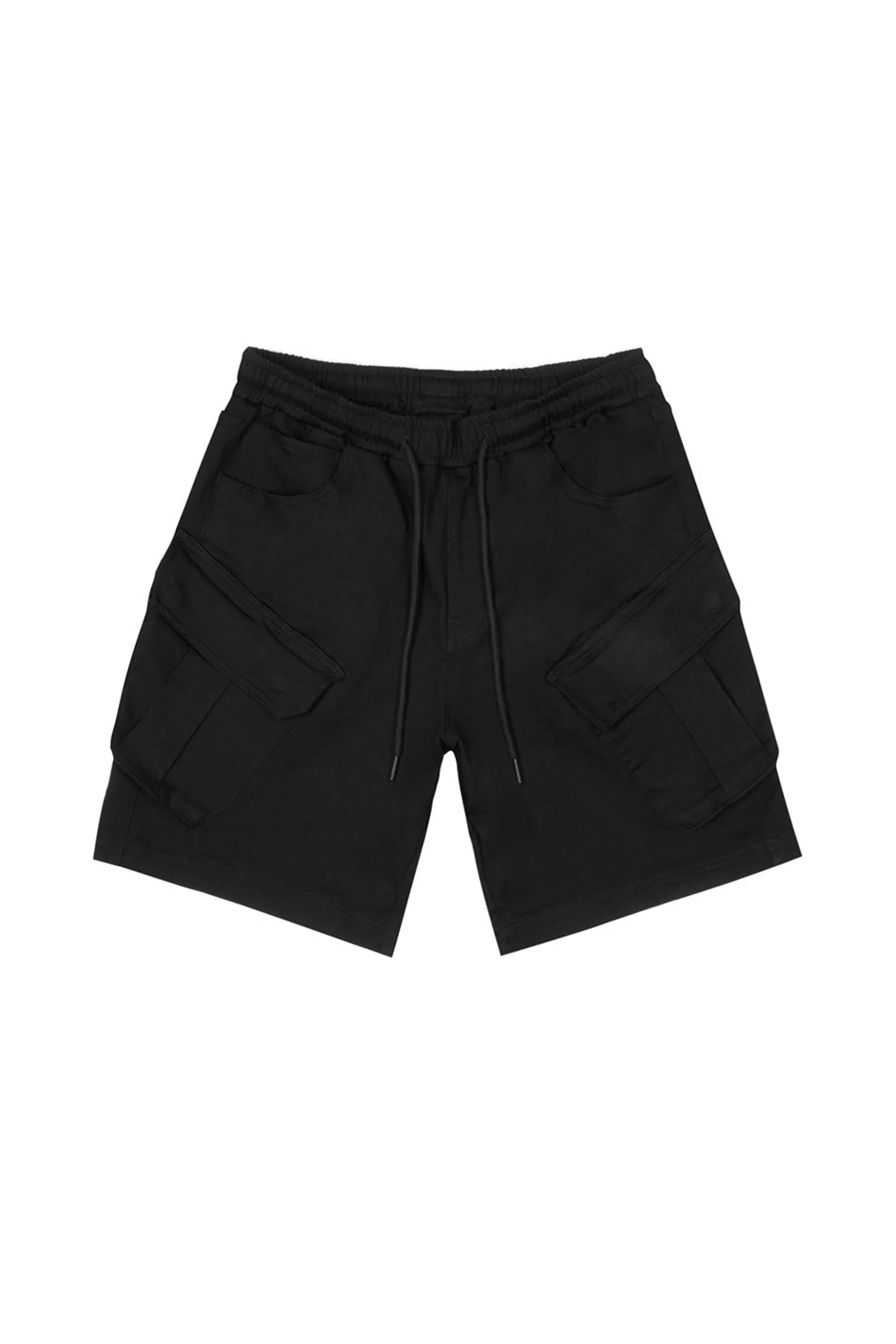 Smoke Rise Essential Knit Twill Cargo Shorts Black Fashion