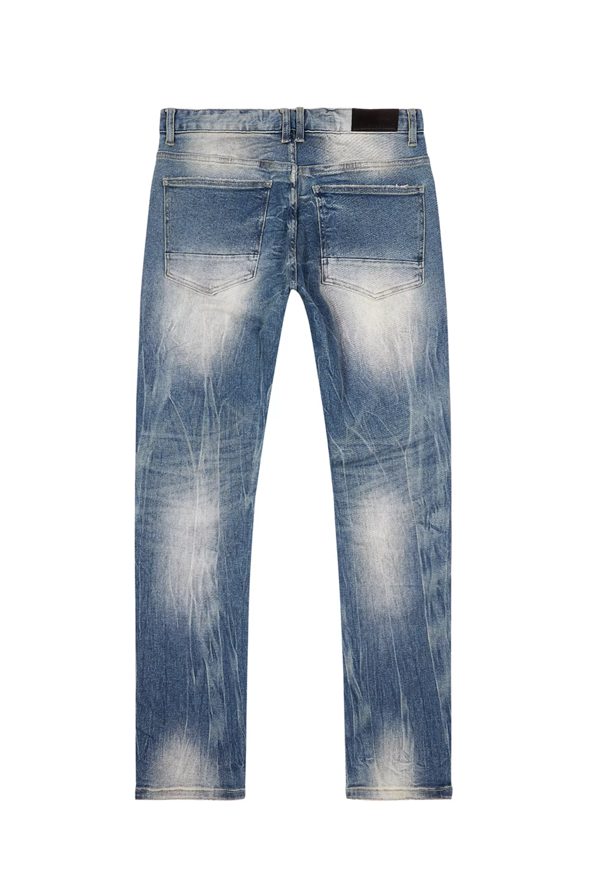 Smoke Rise Essential Premium Washed Jeans Marion Blue Sale