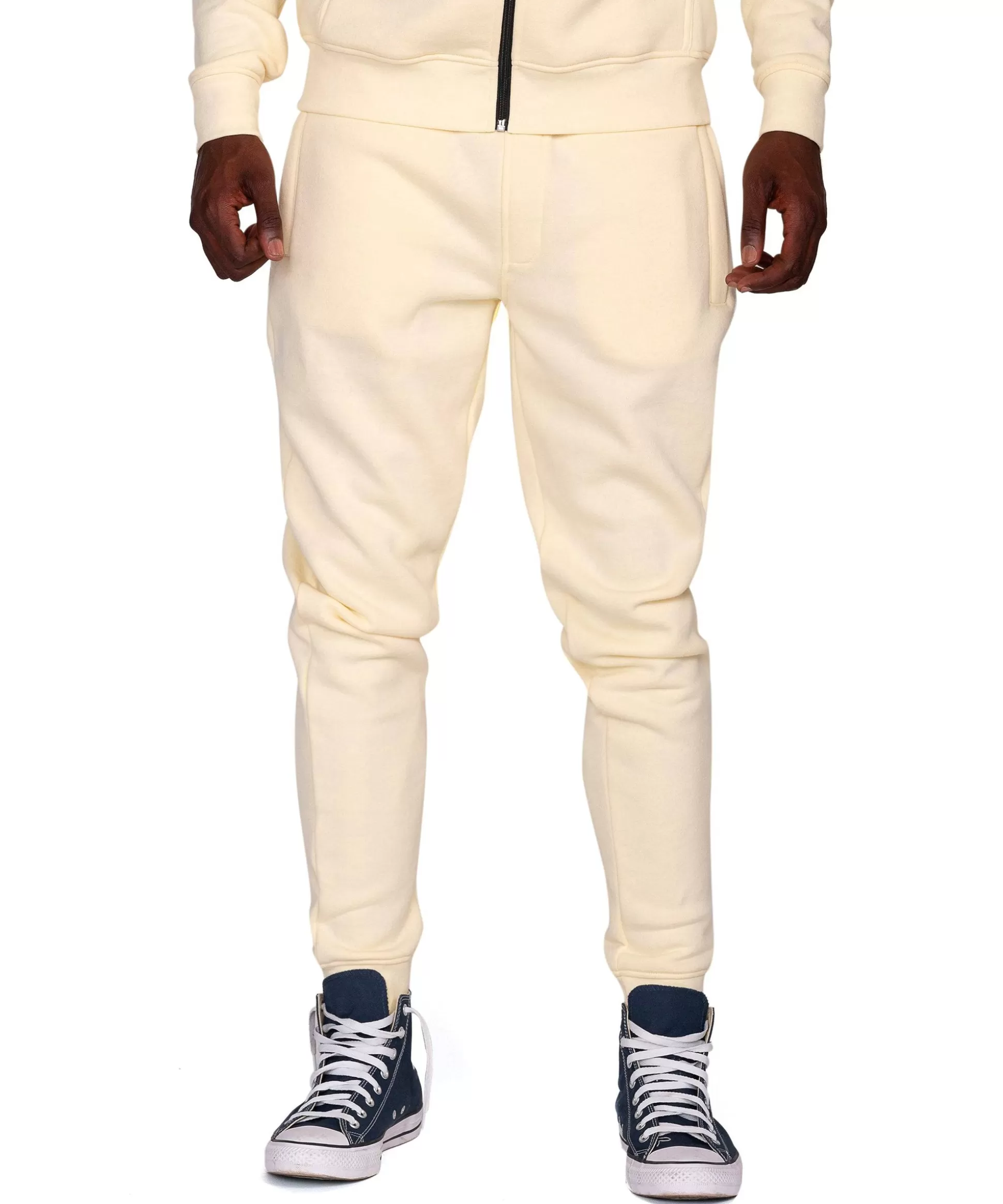 Smoke Rise Everyday Fleece Joggers Lemon Clearance