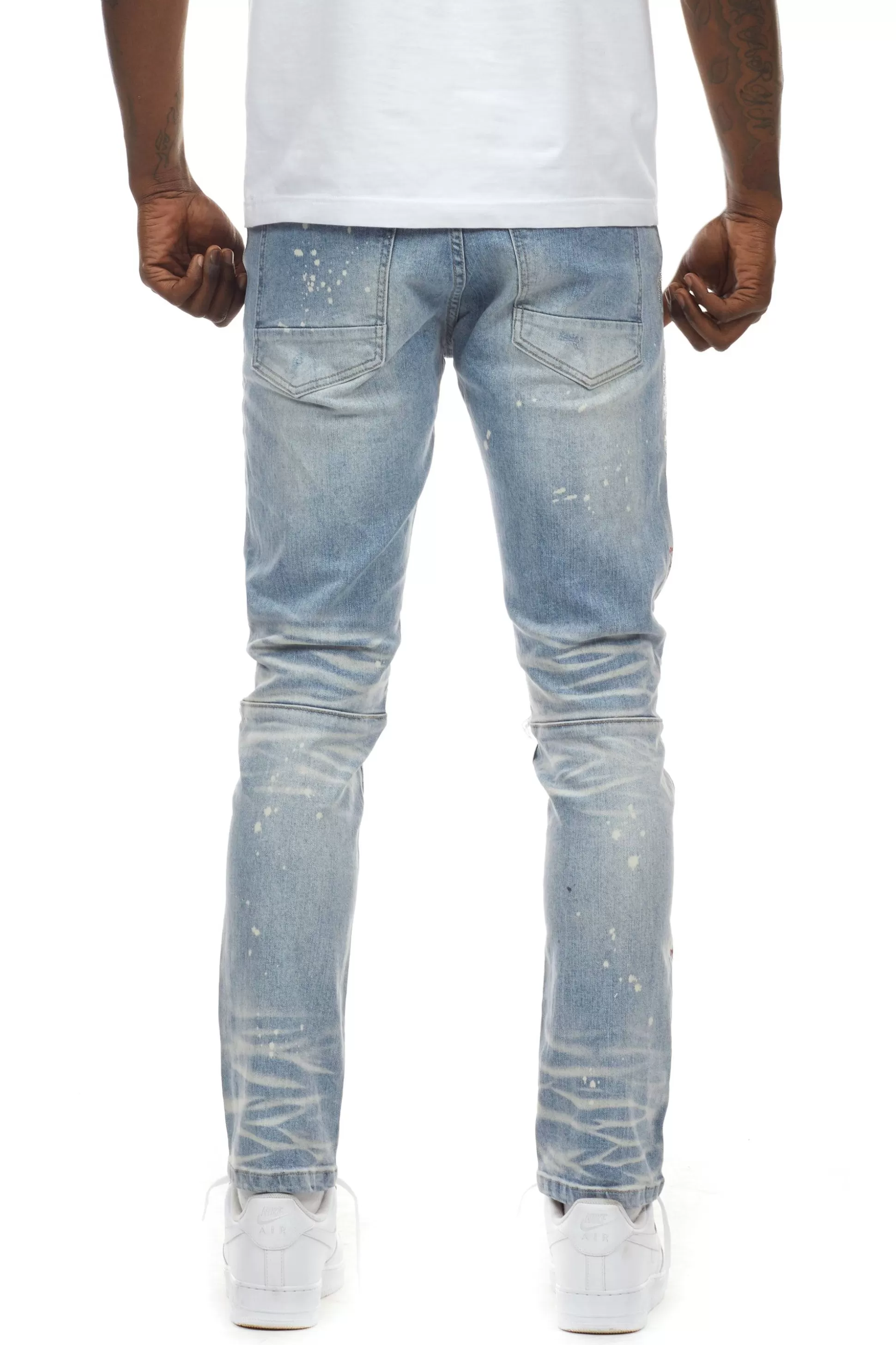 Smoke Rise Flame Fashion Jeans Preston Blue Online