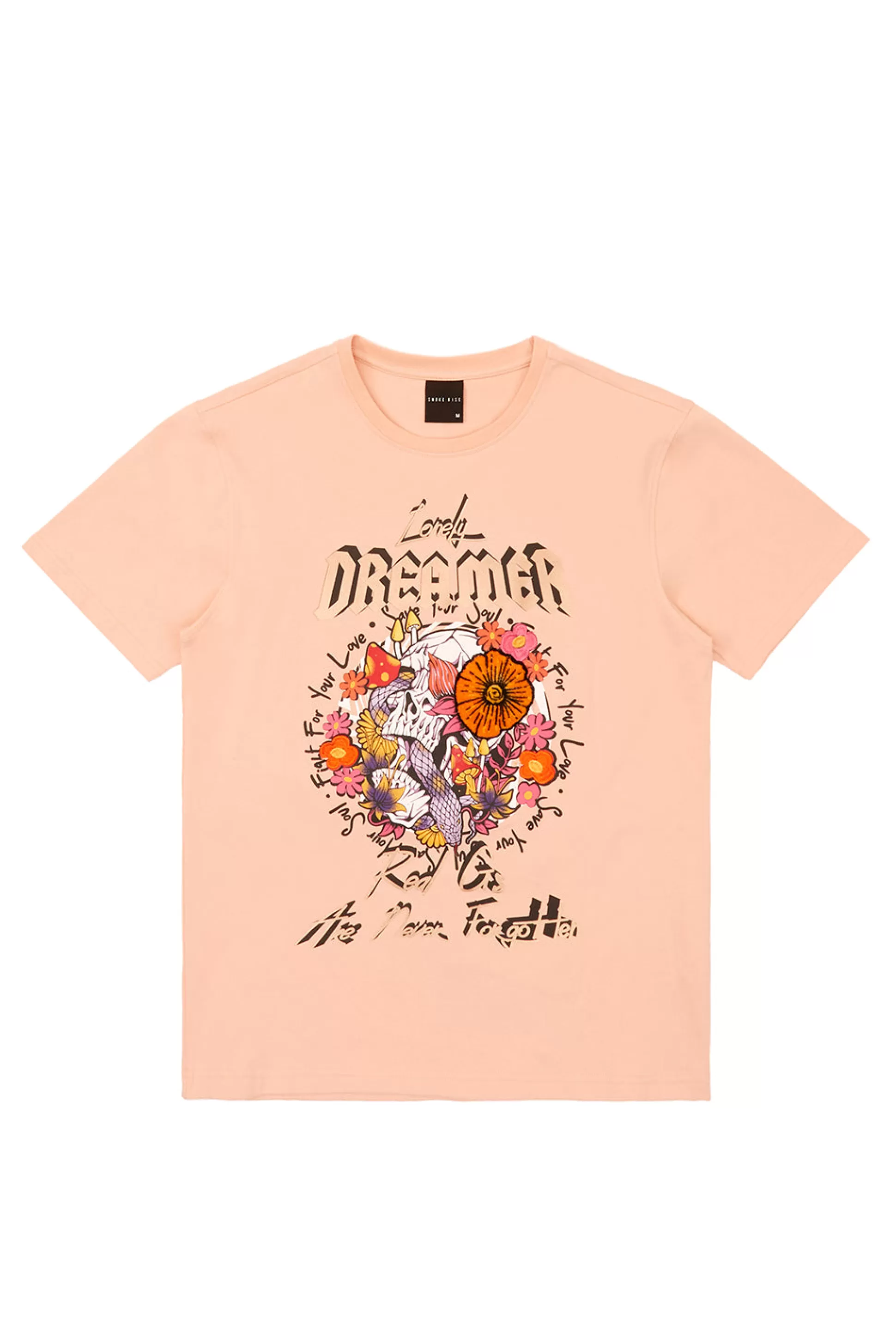 Smoke Rise Graphic Tee Peach Cheap