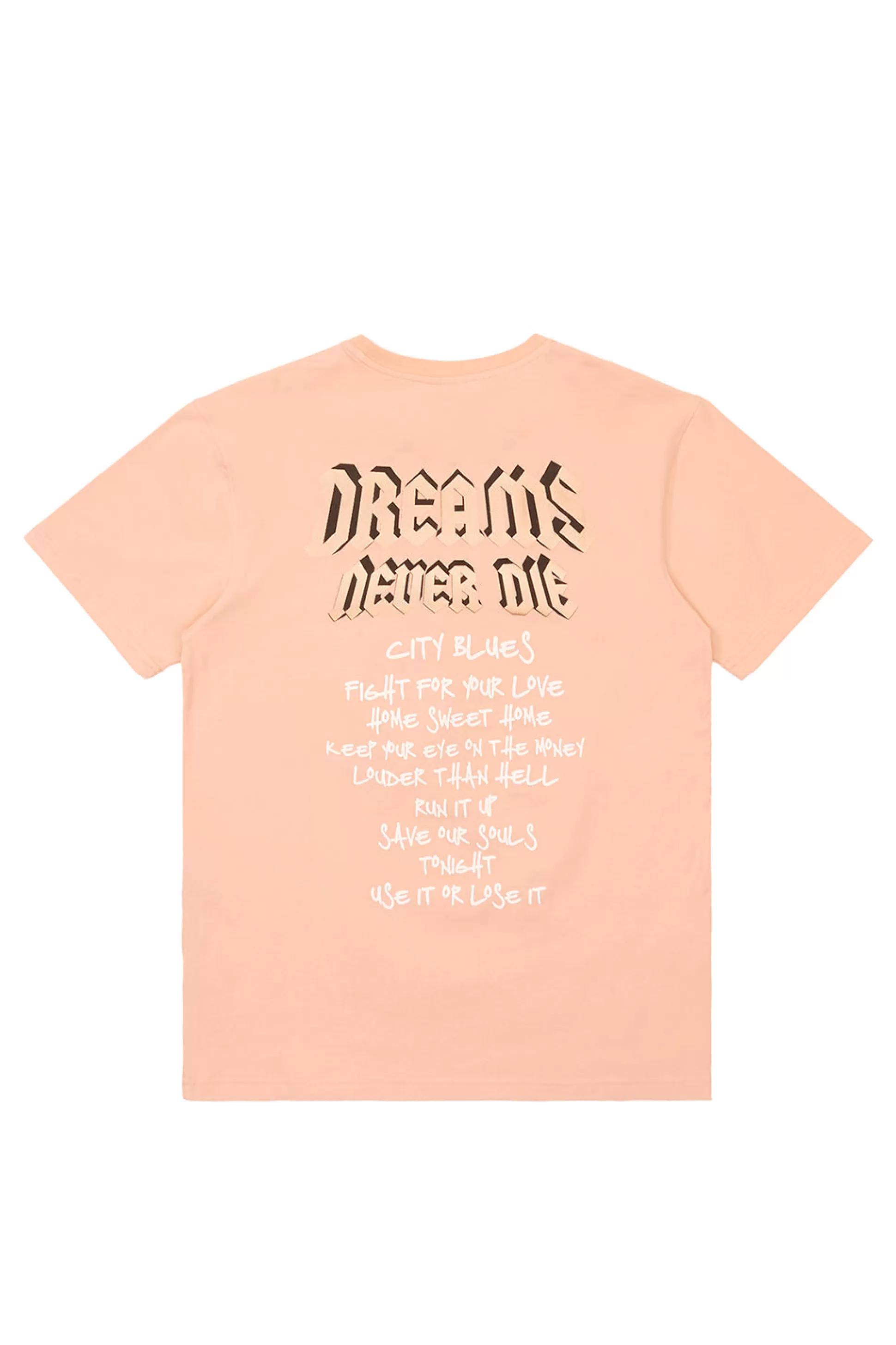 Smoke Rise Graphic Tee Peach Cheap