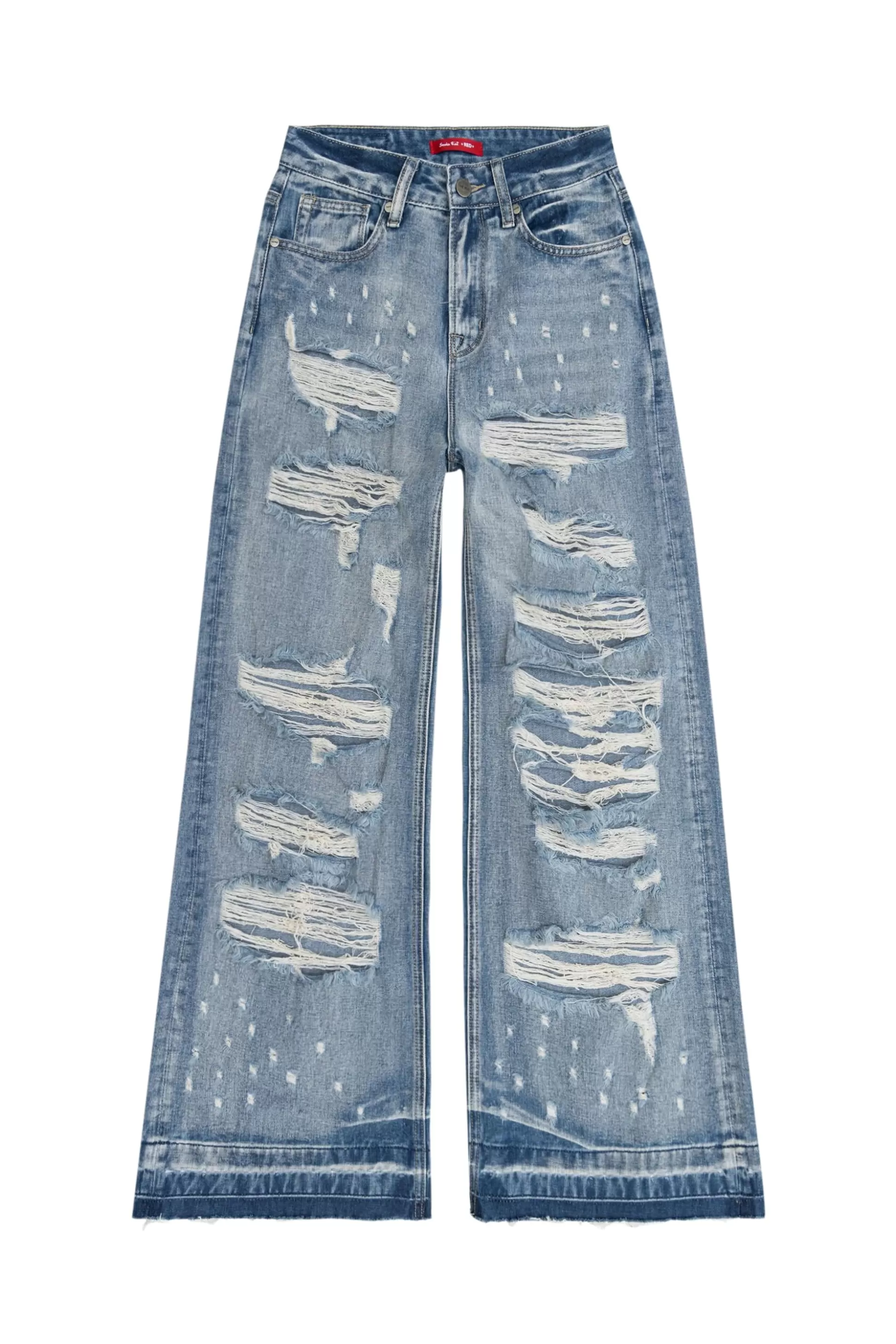 Smoke Rise Heavy Ripoff Fashion Denim Pants Aspen Blue Best Sale