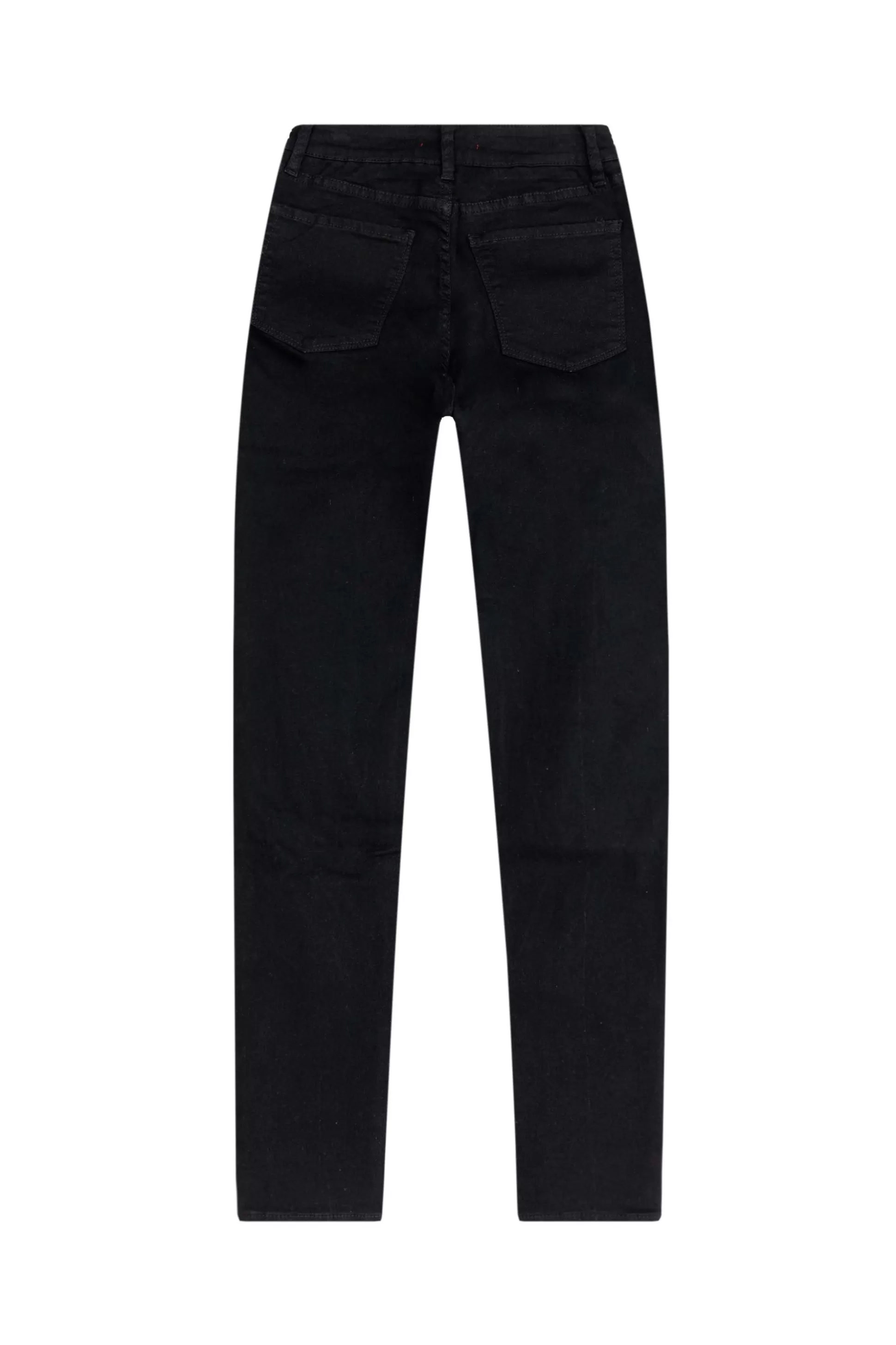 Smoke Rise Heavy Ripoff Semi Basic Denim Pants Deep Black Flash Sale