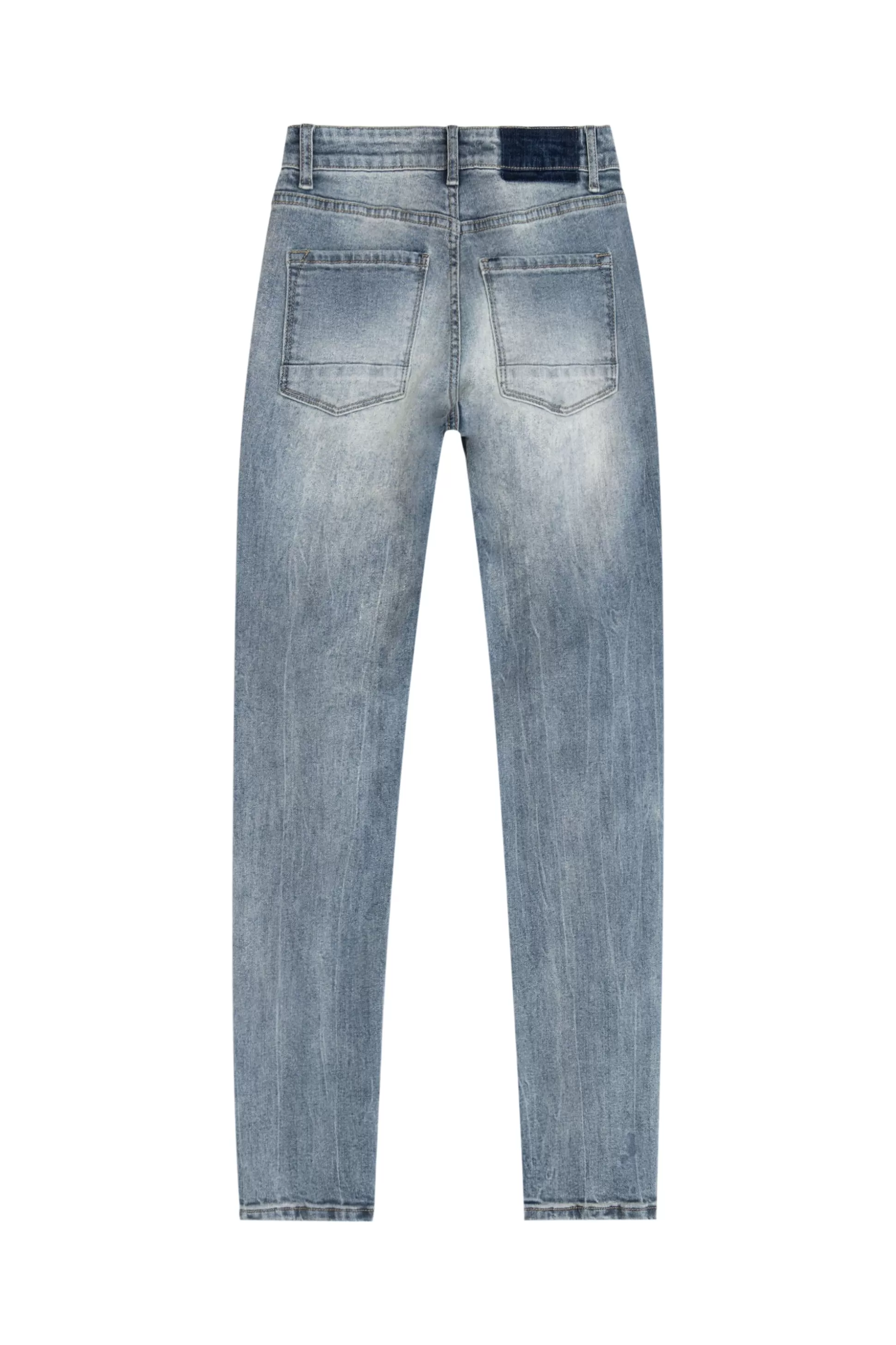 Smoke Rise Heavy Ripoff Semi Basic Denim Pants Vegas Blue Clearance