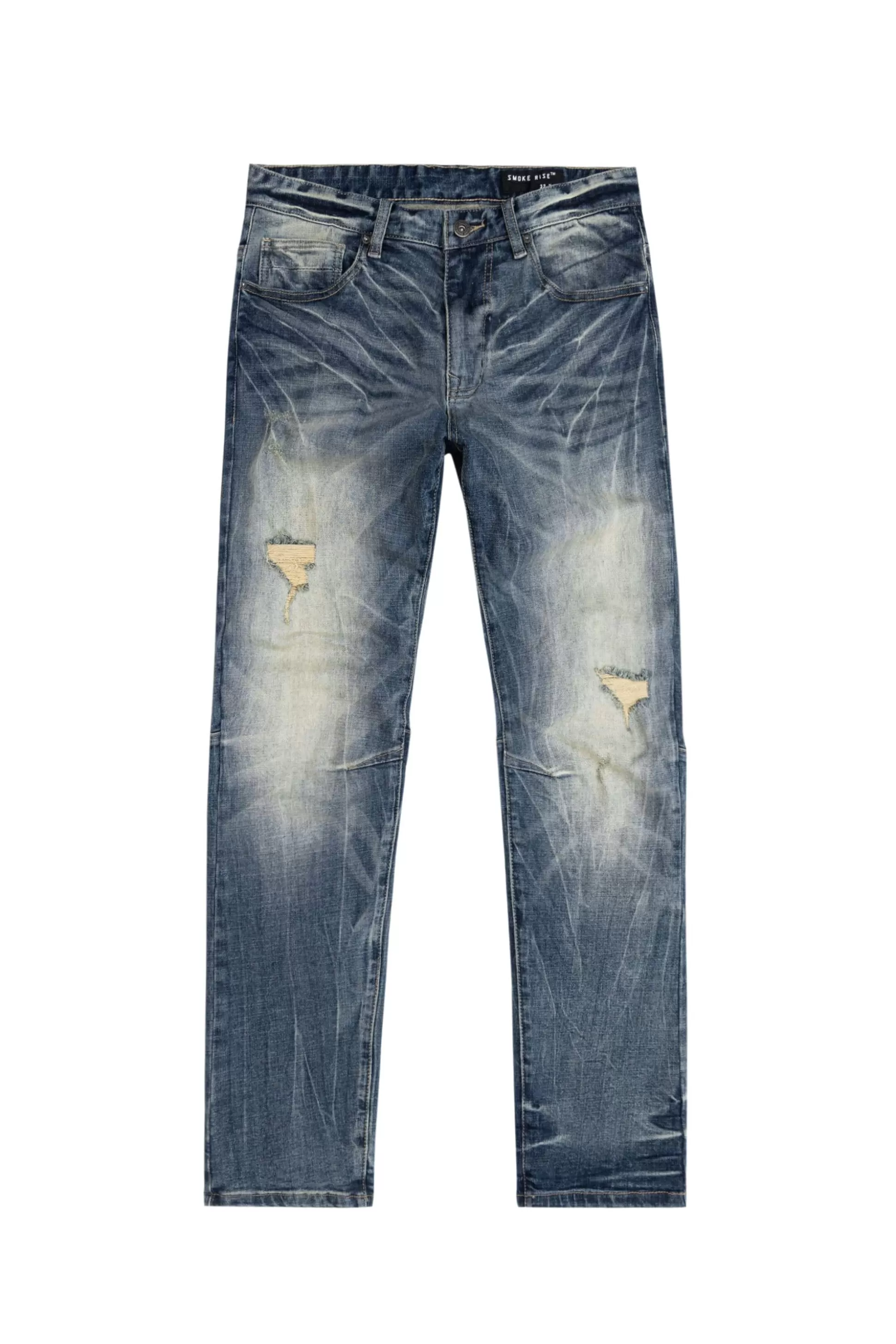 Smoke Rise Leisure Jeans Elysian Blue Fashion