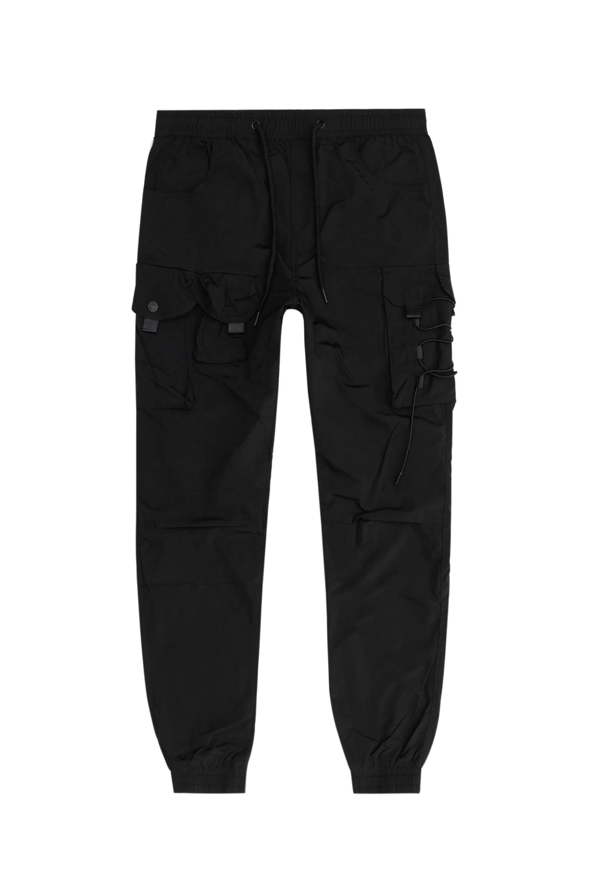 Smoke Rise Mixed Media Utility Pant Black Cheap