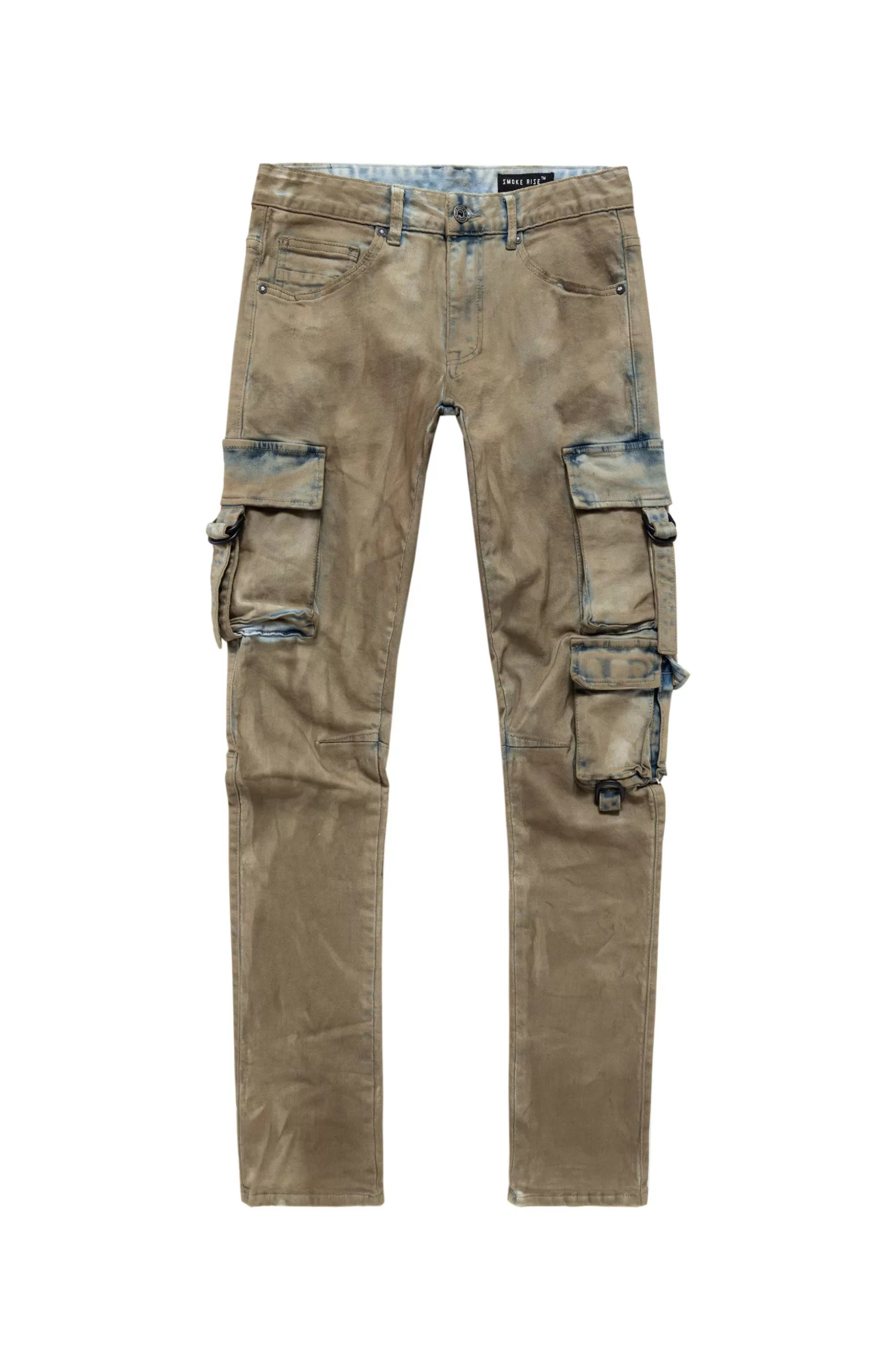 Smoke Rise Overspray Utility Jeans Hazelnut Fashion