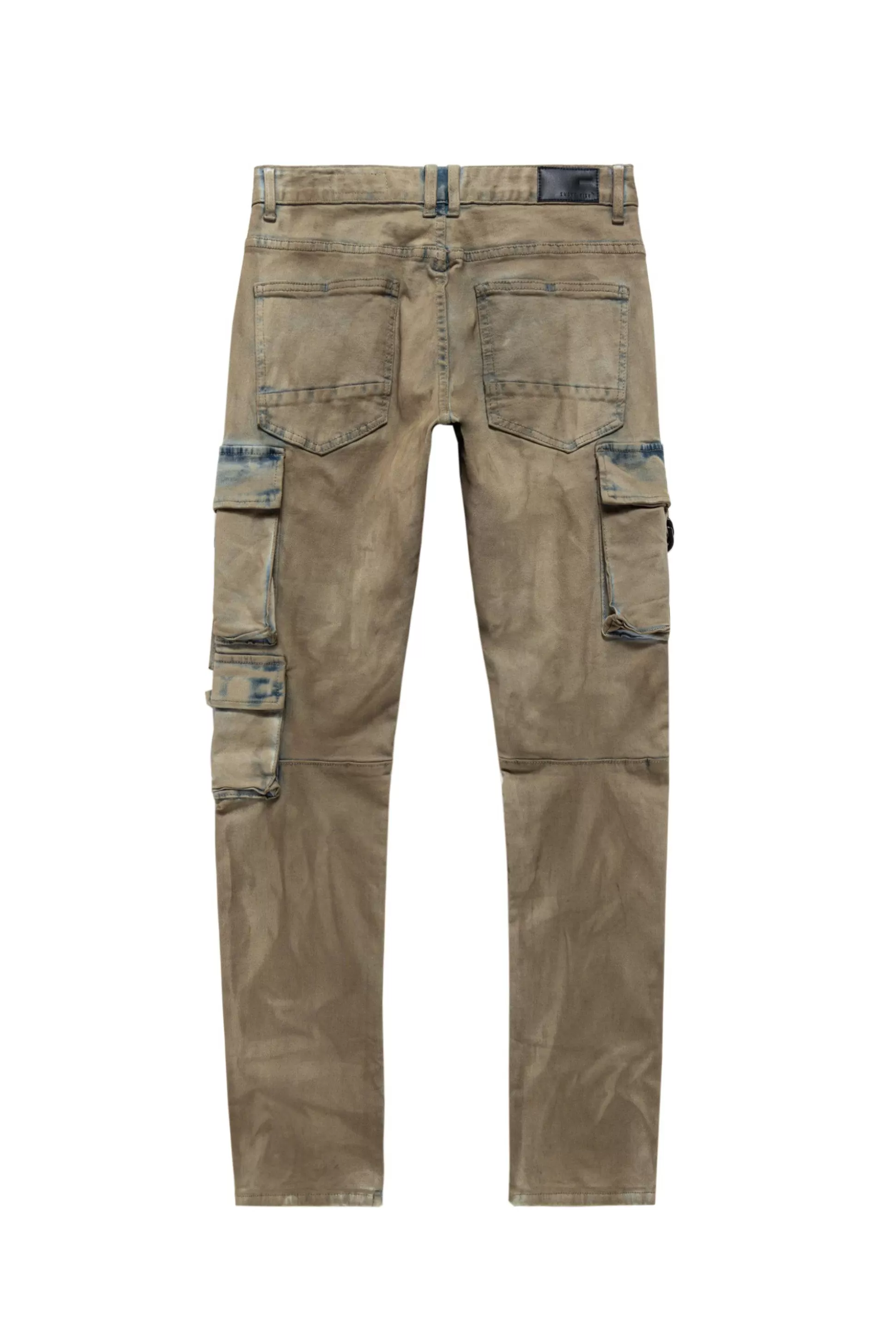 Smoke Rise Overspray Utility Jeans Hazelnut Fashion