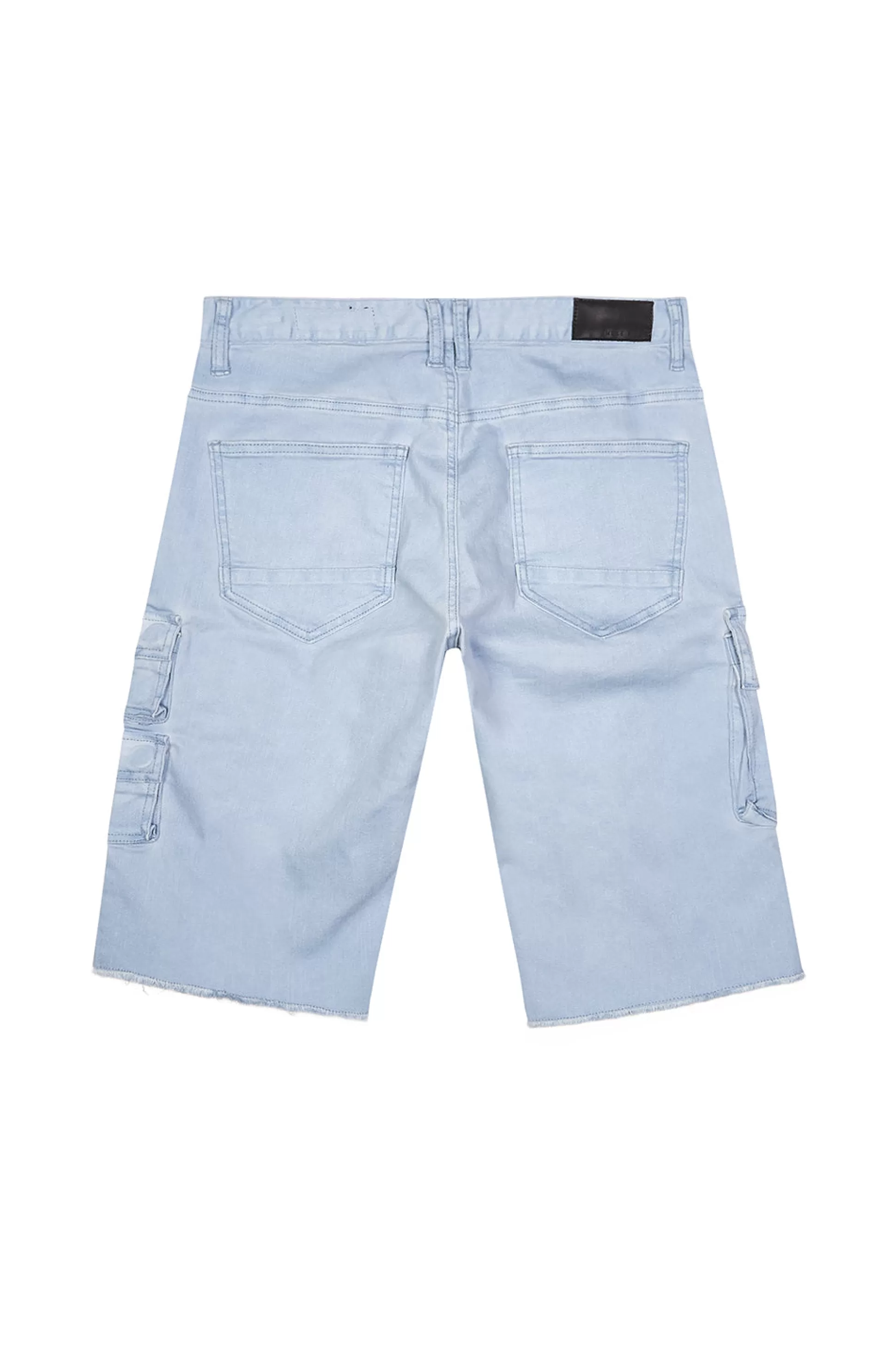 Smoke Rise Pigment Dyed Twill Utility Shorts Dusty Seabreeze Best Sale