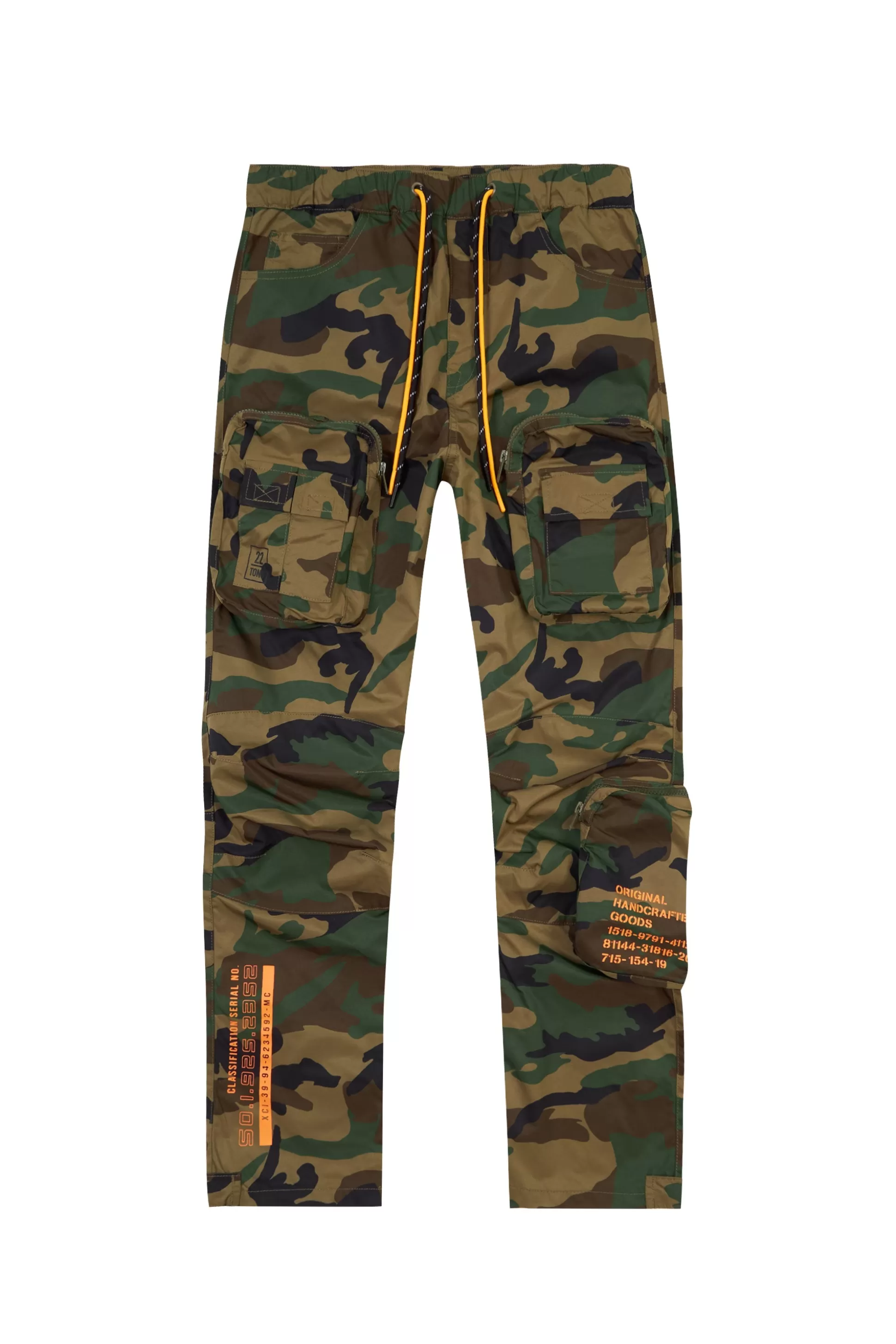 Smoke Rise Printed Utility Windbreaker Joggers Wood Camo Store