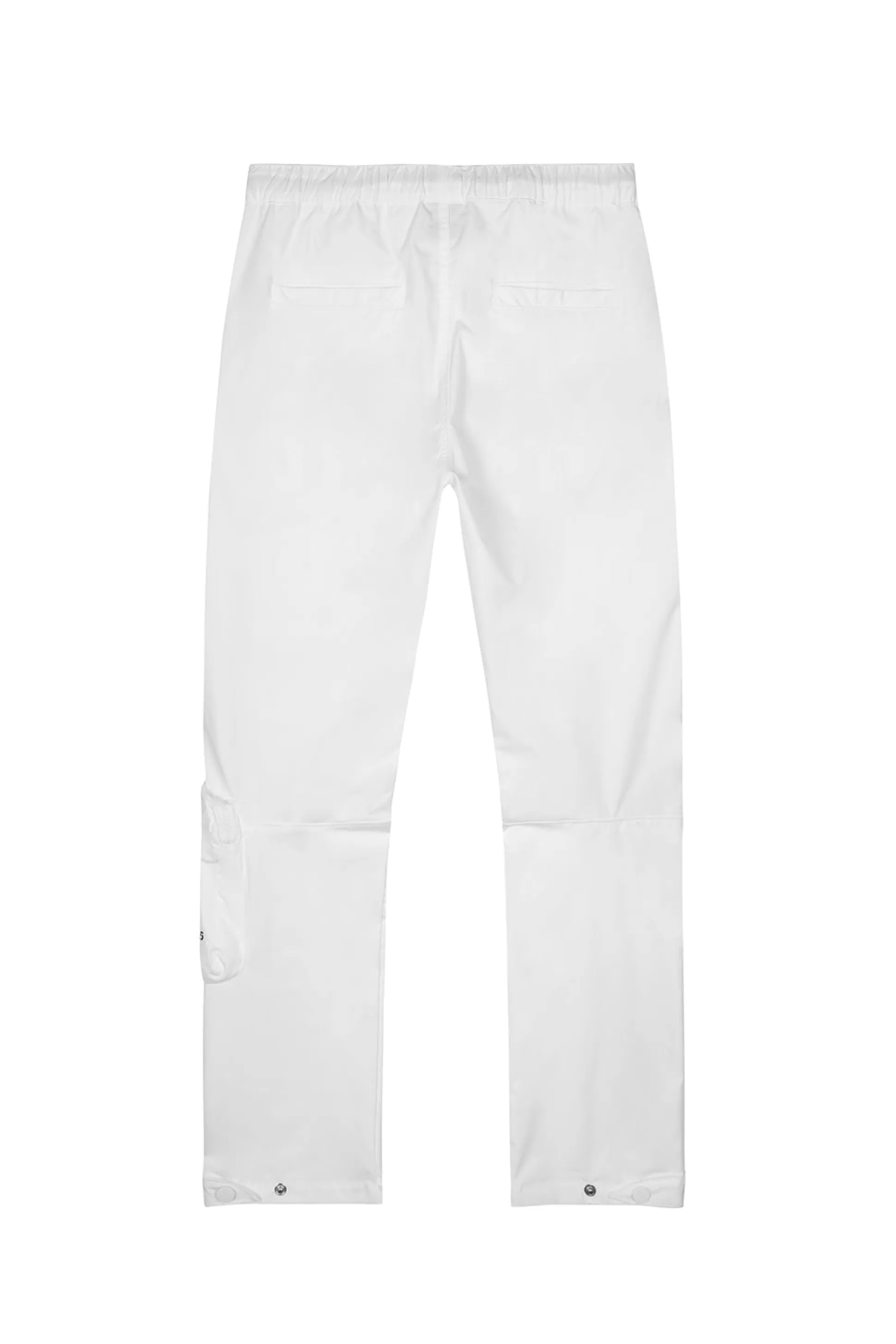 Smoke Rise Printed Utility Windbreaker Joggers White New