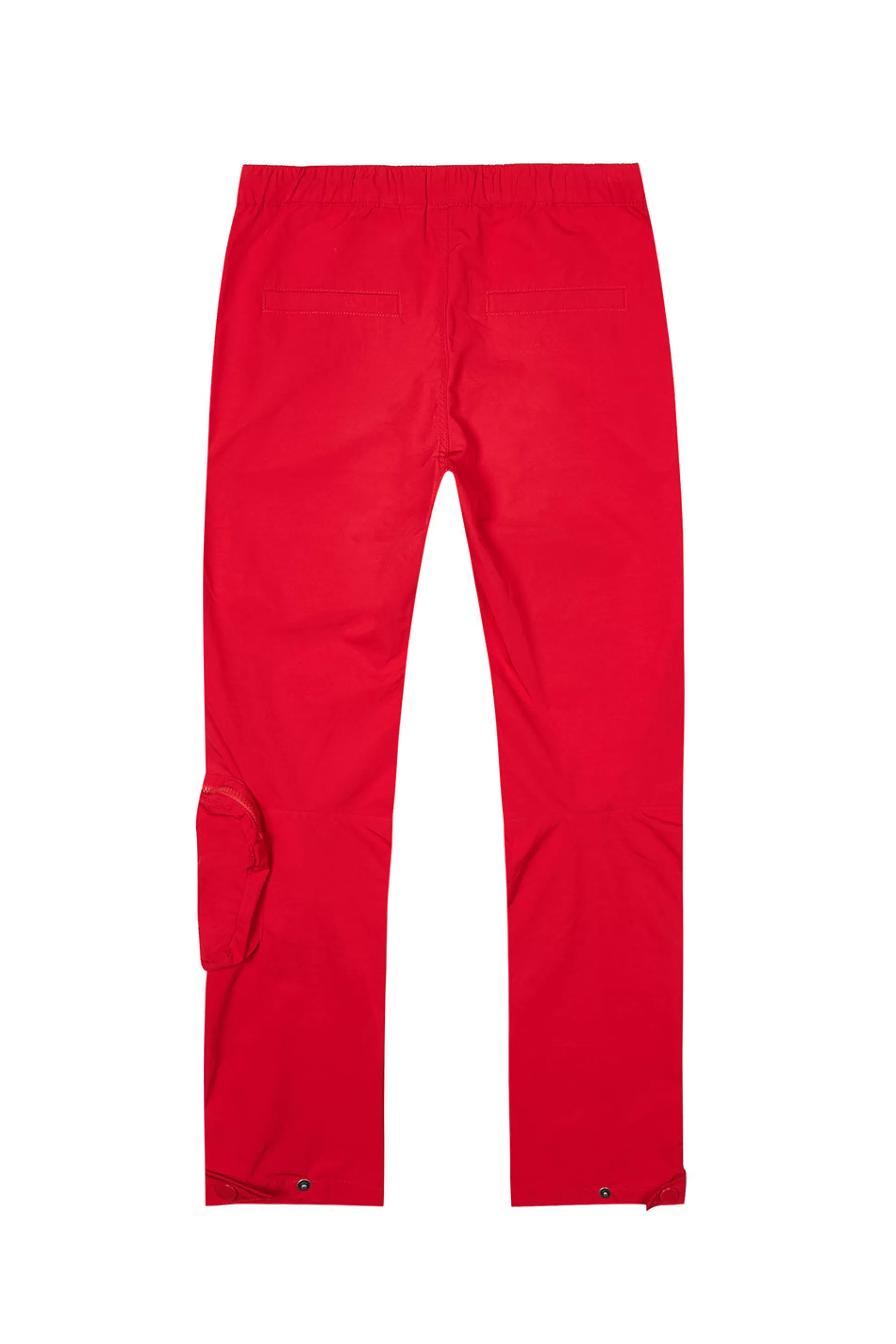 Smoke Rise Printed Utility Windbreaker Joggers Red New