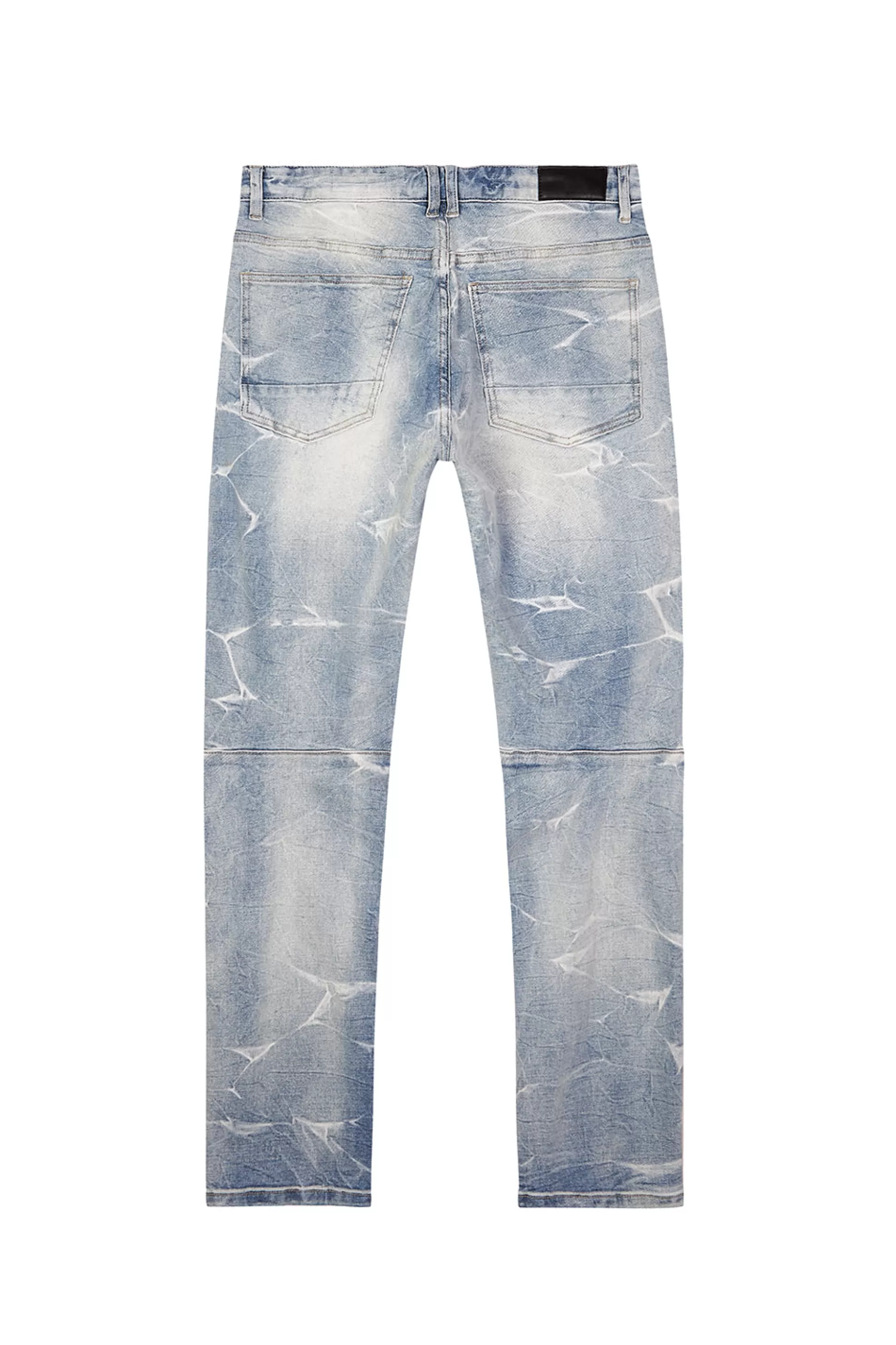 Smoke Rise Rip & Repaired Lightning Washed Denim Jeans Bergen Bl Shop