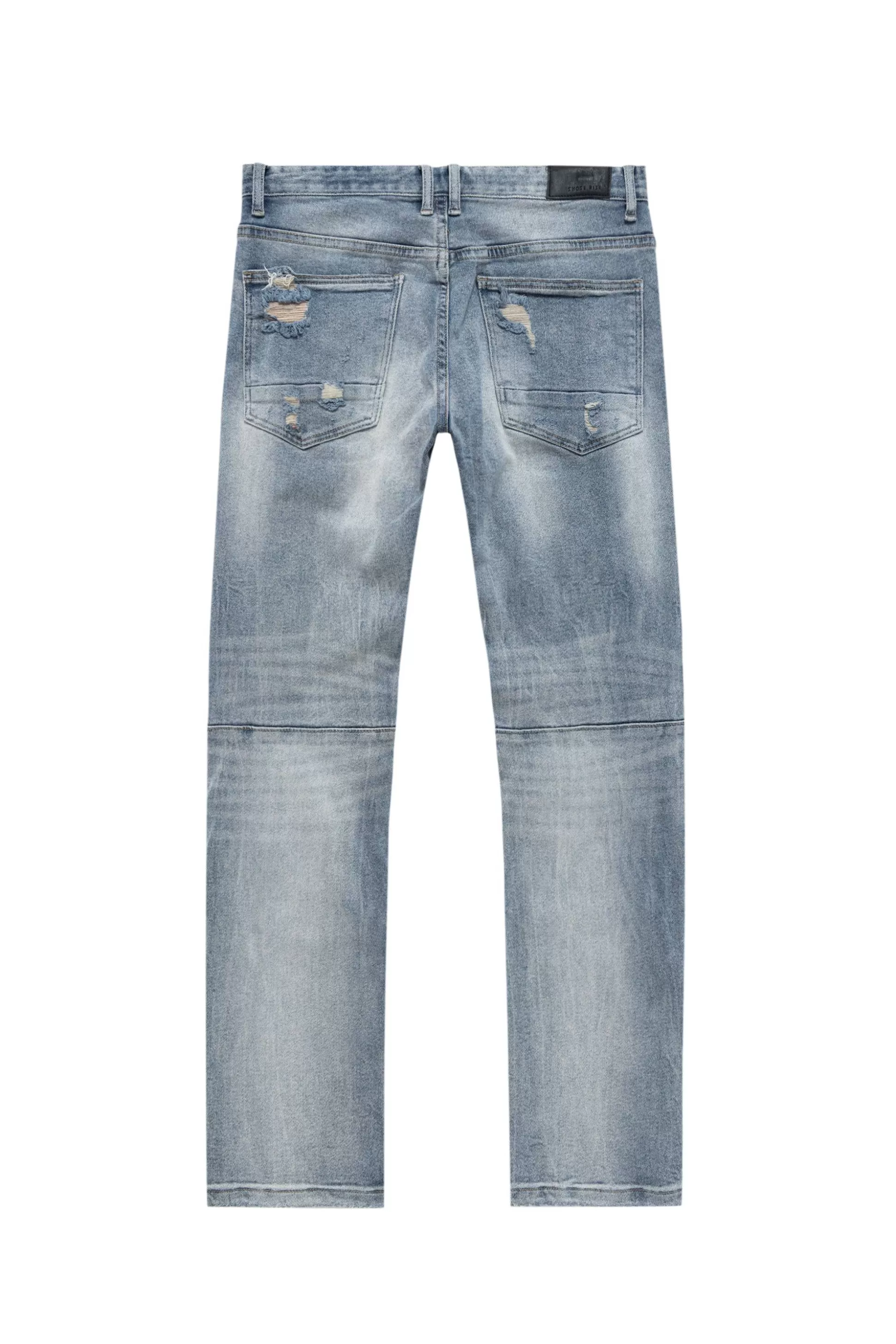 Smoke Rise Rip& Repair Jeans Fleet Blue Cheap