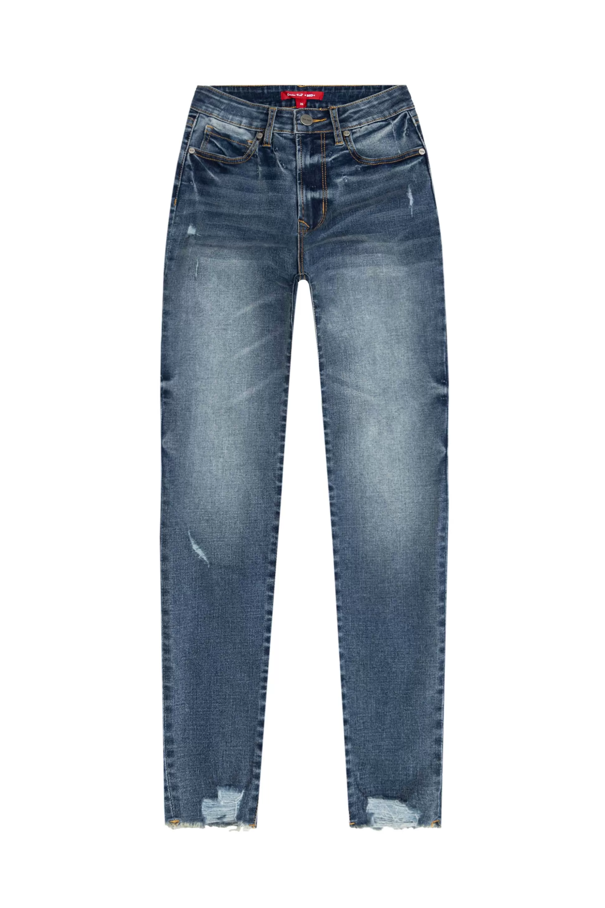 Smoke Rise Ripoff Basic Denim Pants Soho Blue Hot