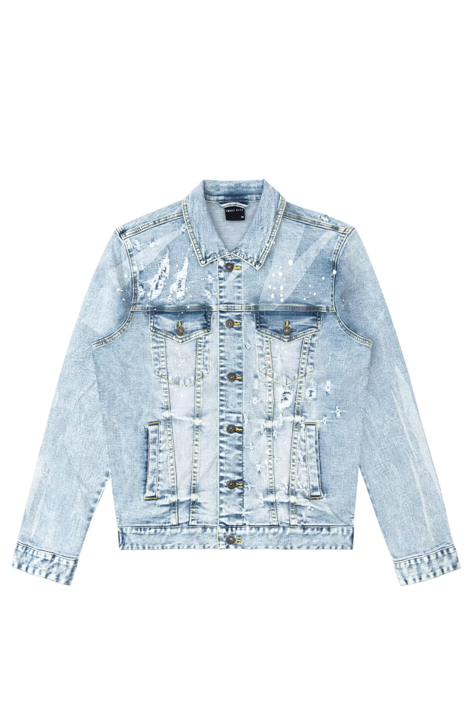 Smoke Rise Shotgun Denim Jacket Cypher Blue Best