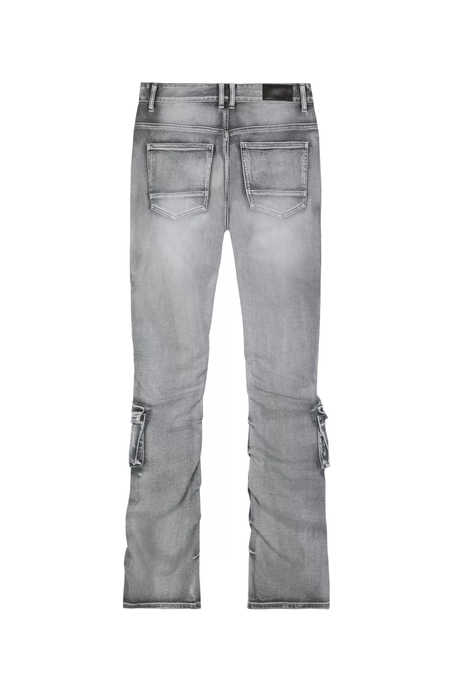 Smoke Rise Stacked Utility Denim Jeans Union Grey Store