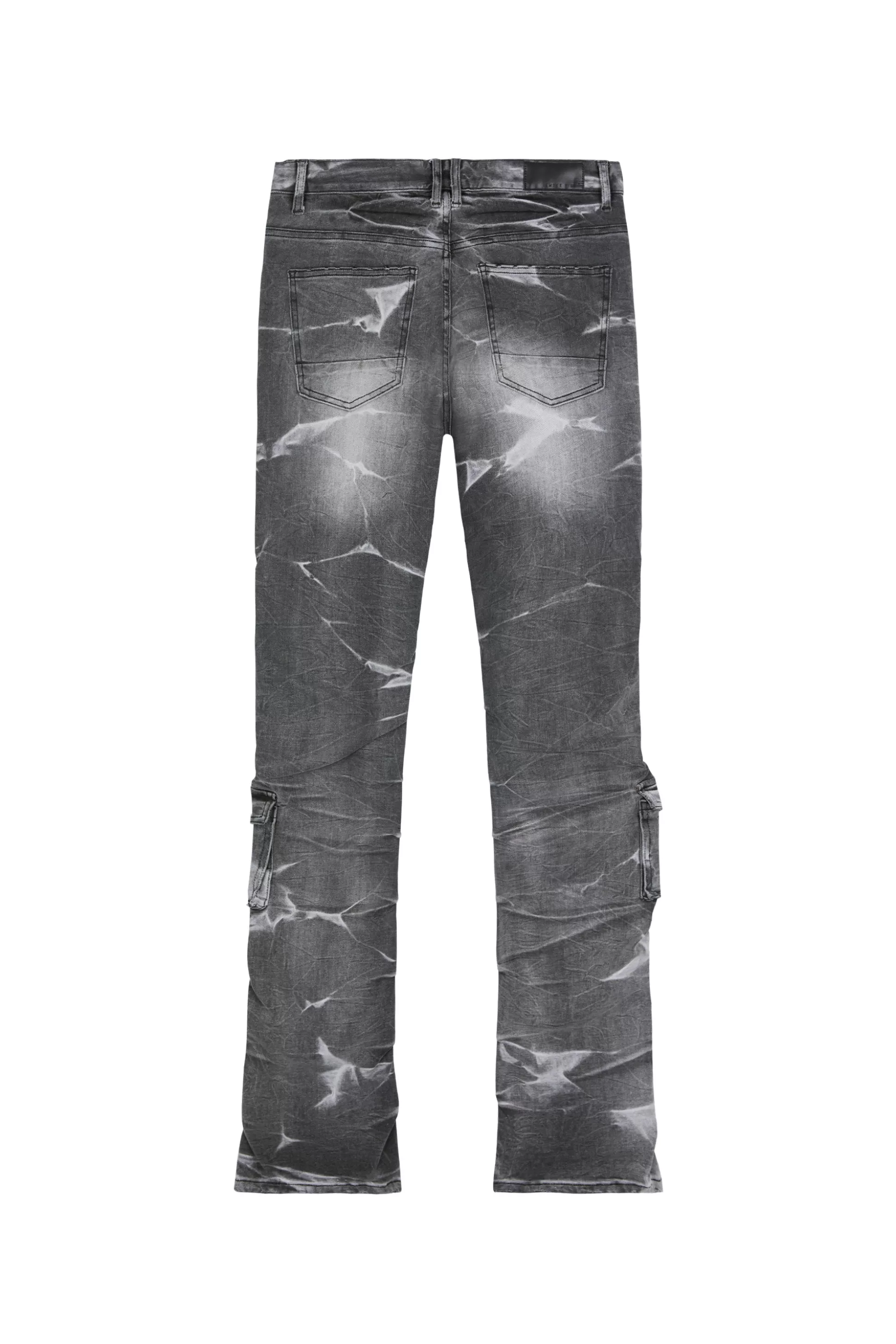 Smoke Rise Stacked Utility Denim Jeans Pluto Grey Shop