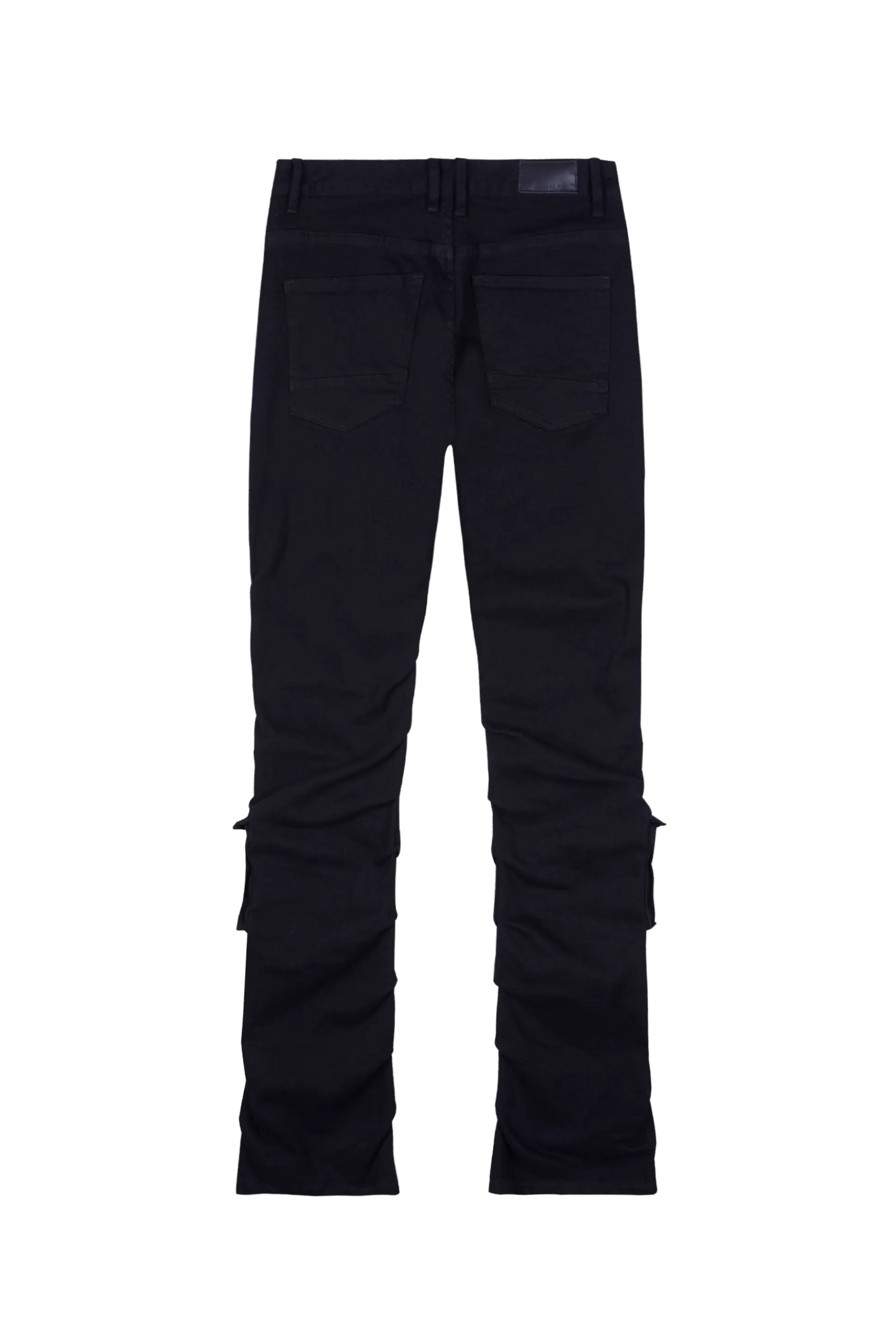 Smoke Rise Stacked Utility Twill Pants Jet Black Store