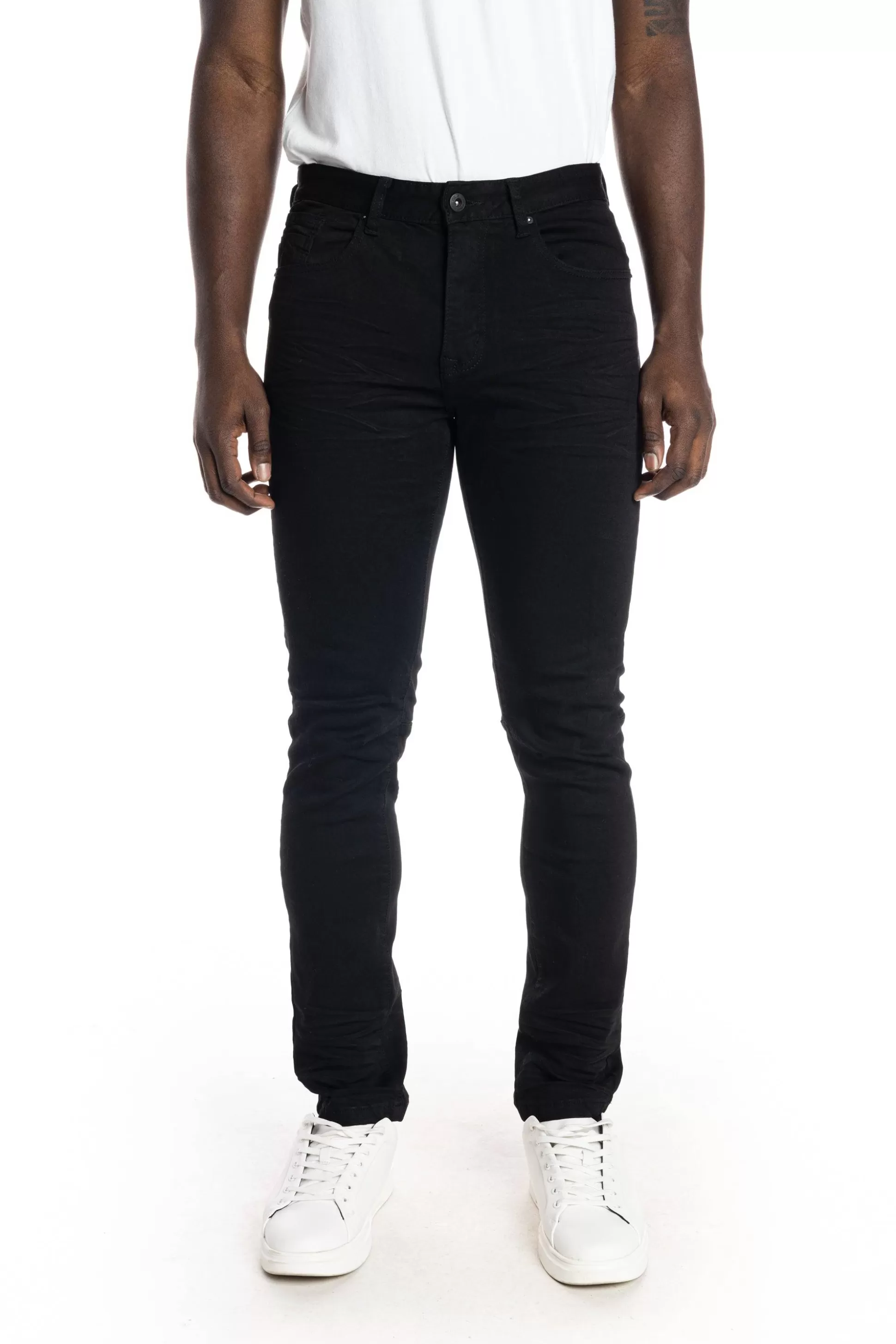 Smoke Rise Stone Washed Basic Jeans Jet Black Best