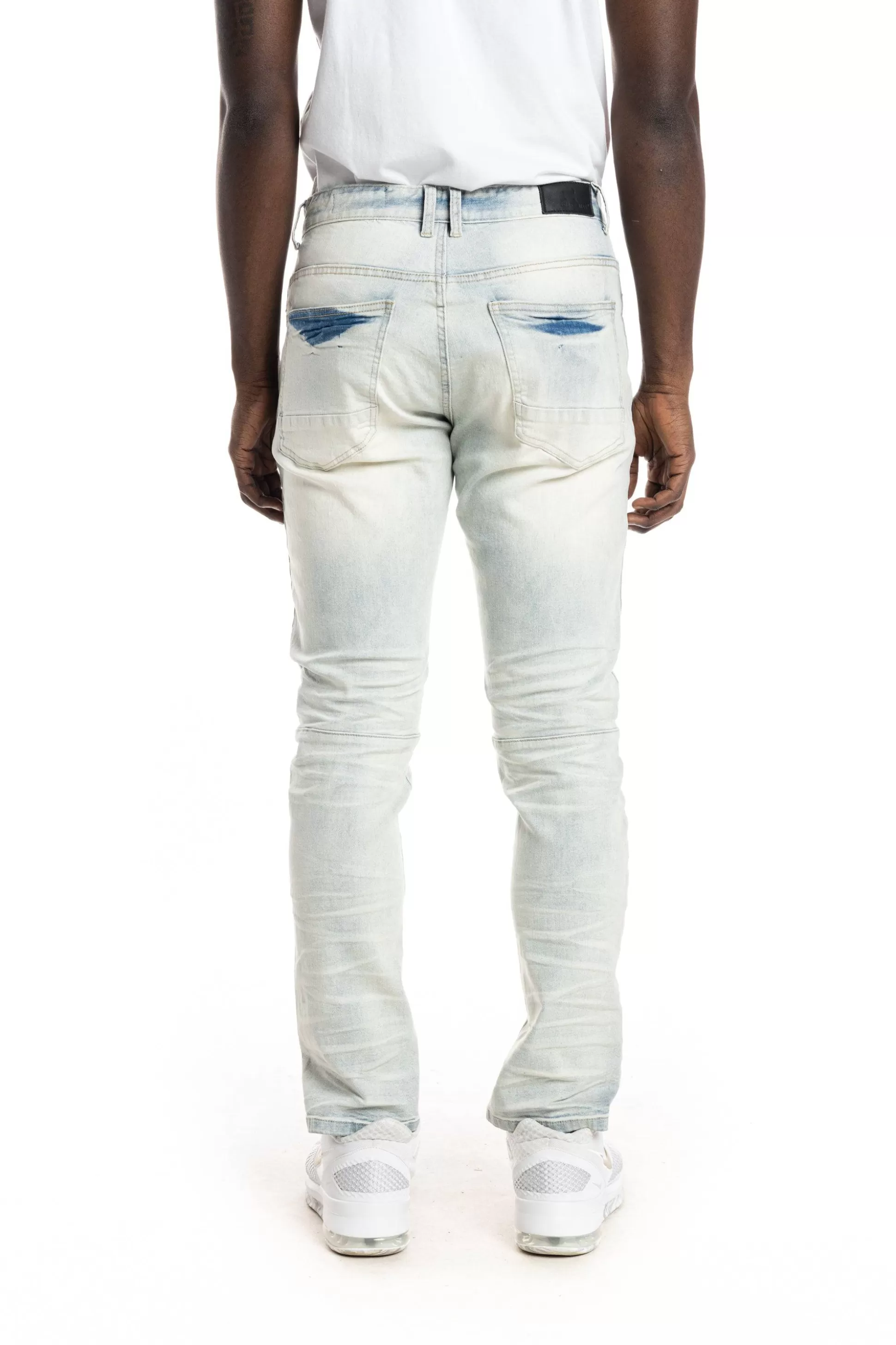 Smoke Rise Stone Washed Basic Jeans Norwich Blue Discount