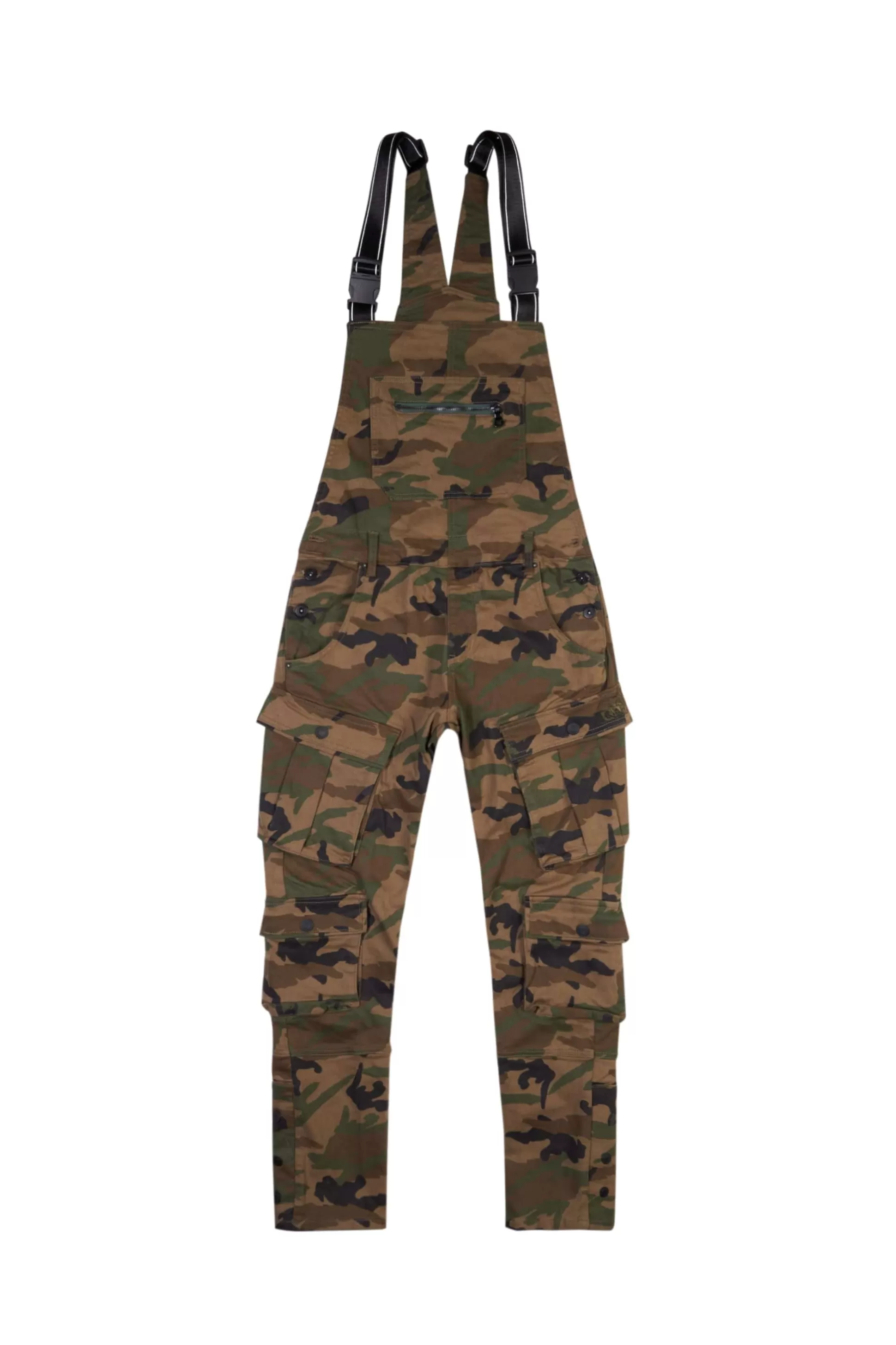 Smoke Rise Utility Cargo Overall Wood Camo New