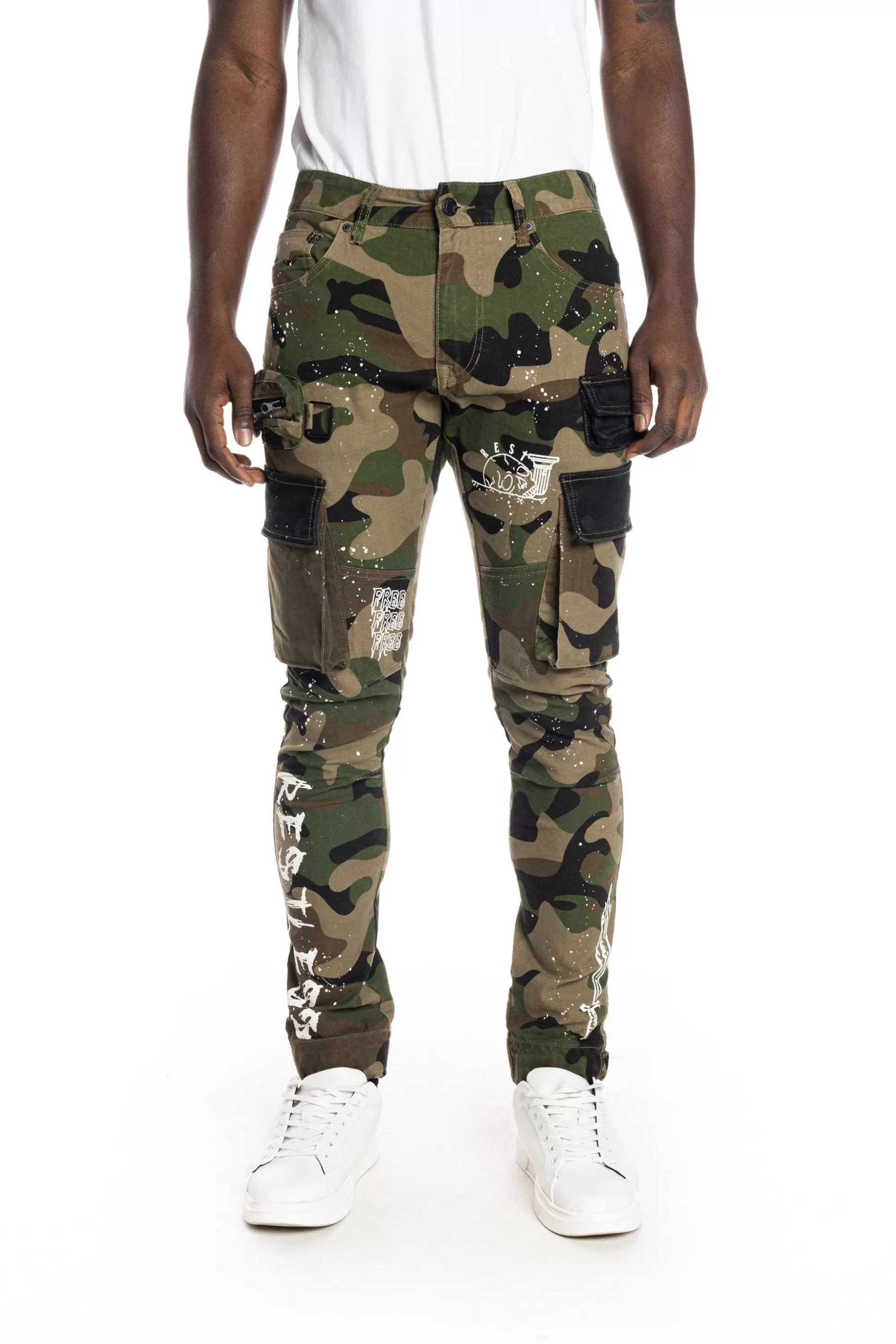 Smoke Rise Utility Fashion Cargo Twill Pants Wood Camo Fashion