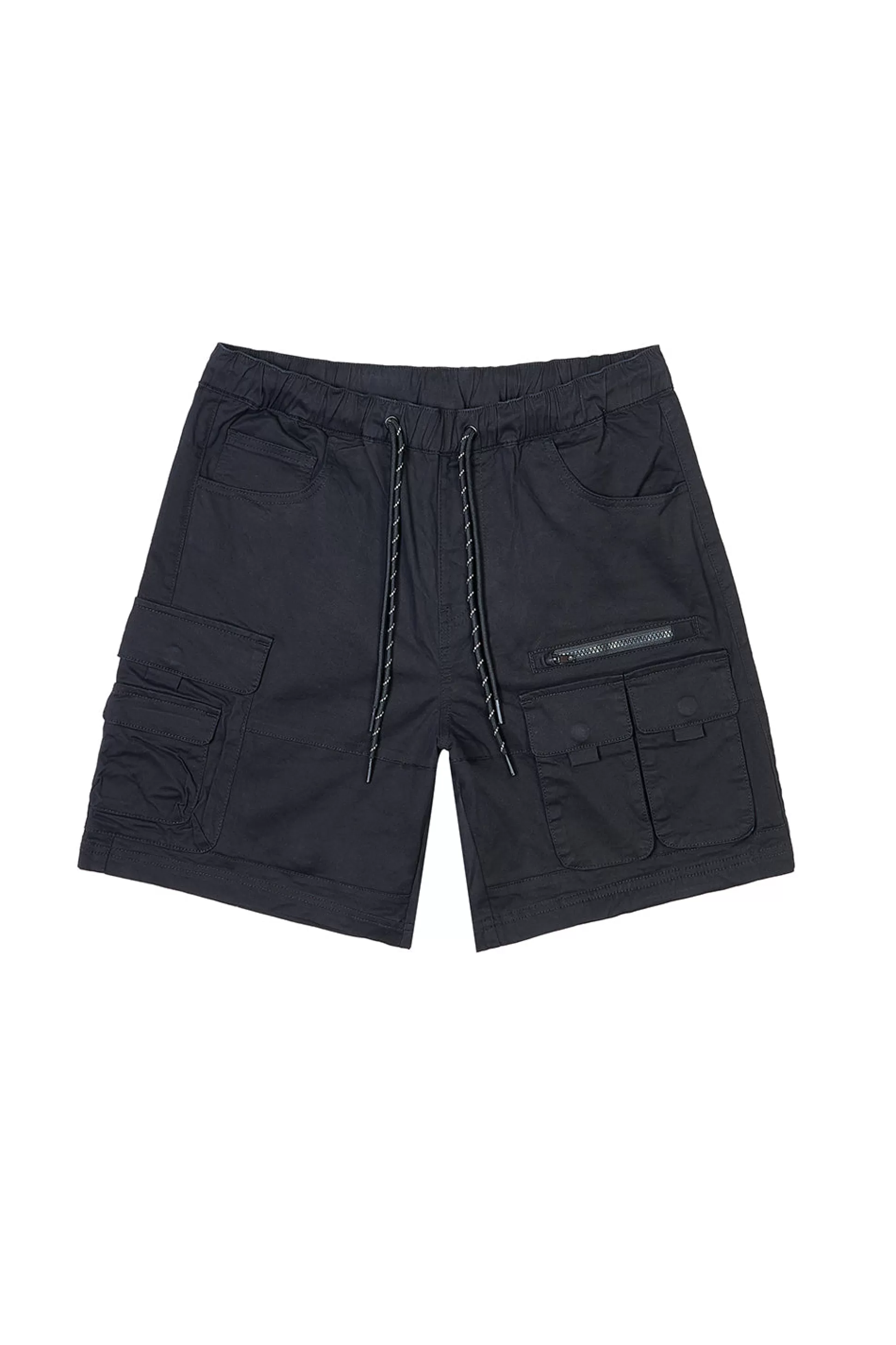 Smoke Rise Utility Twill Lounge Shorts Black Store