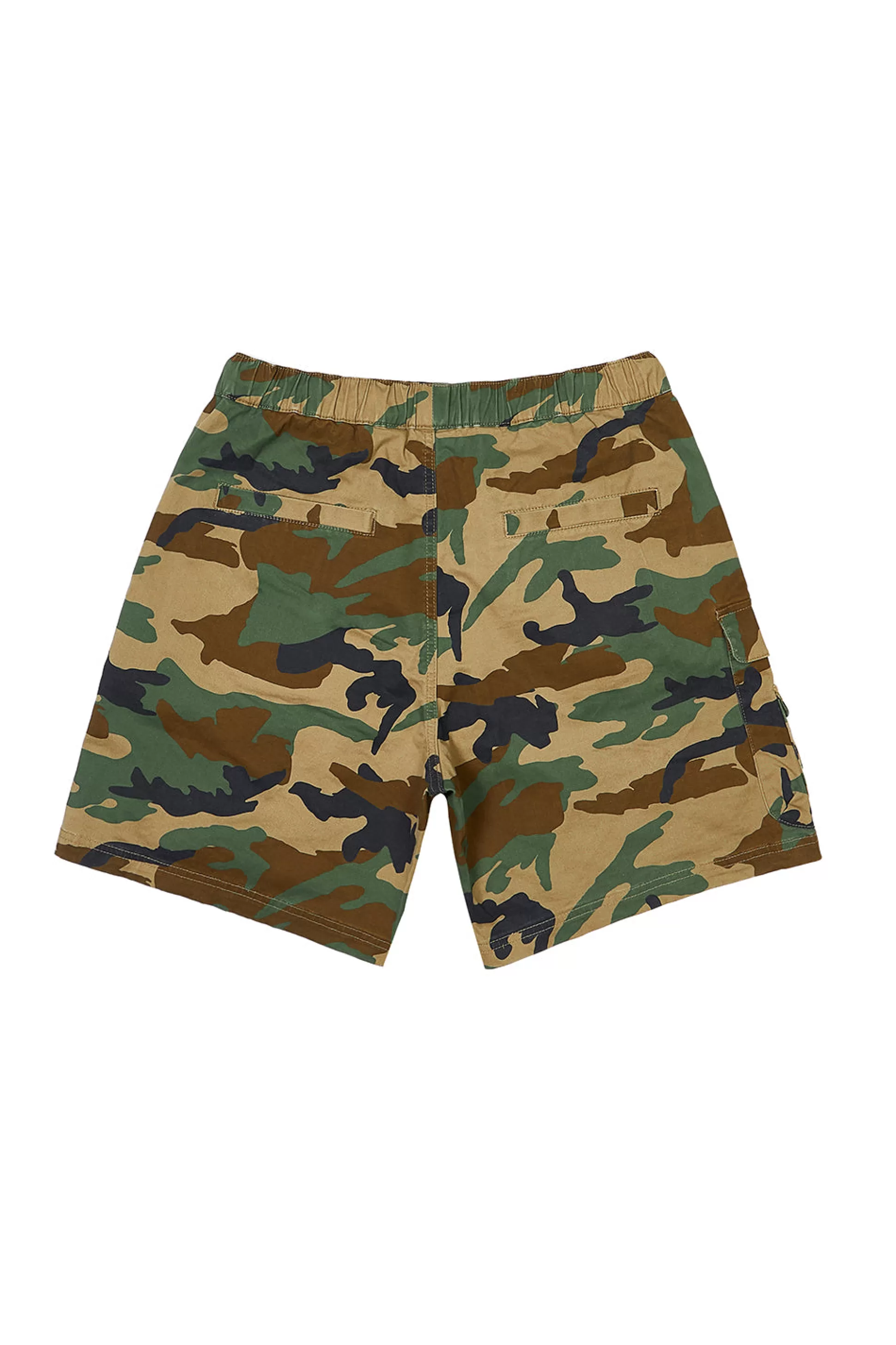 Smoke Rise Utility Twill Lounge Shorts Wood Camo Outlet