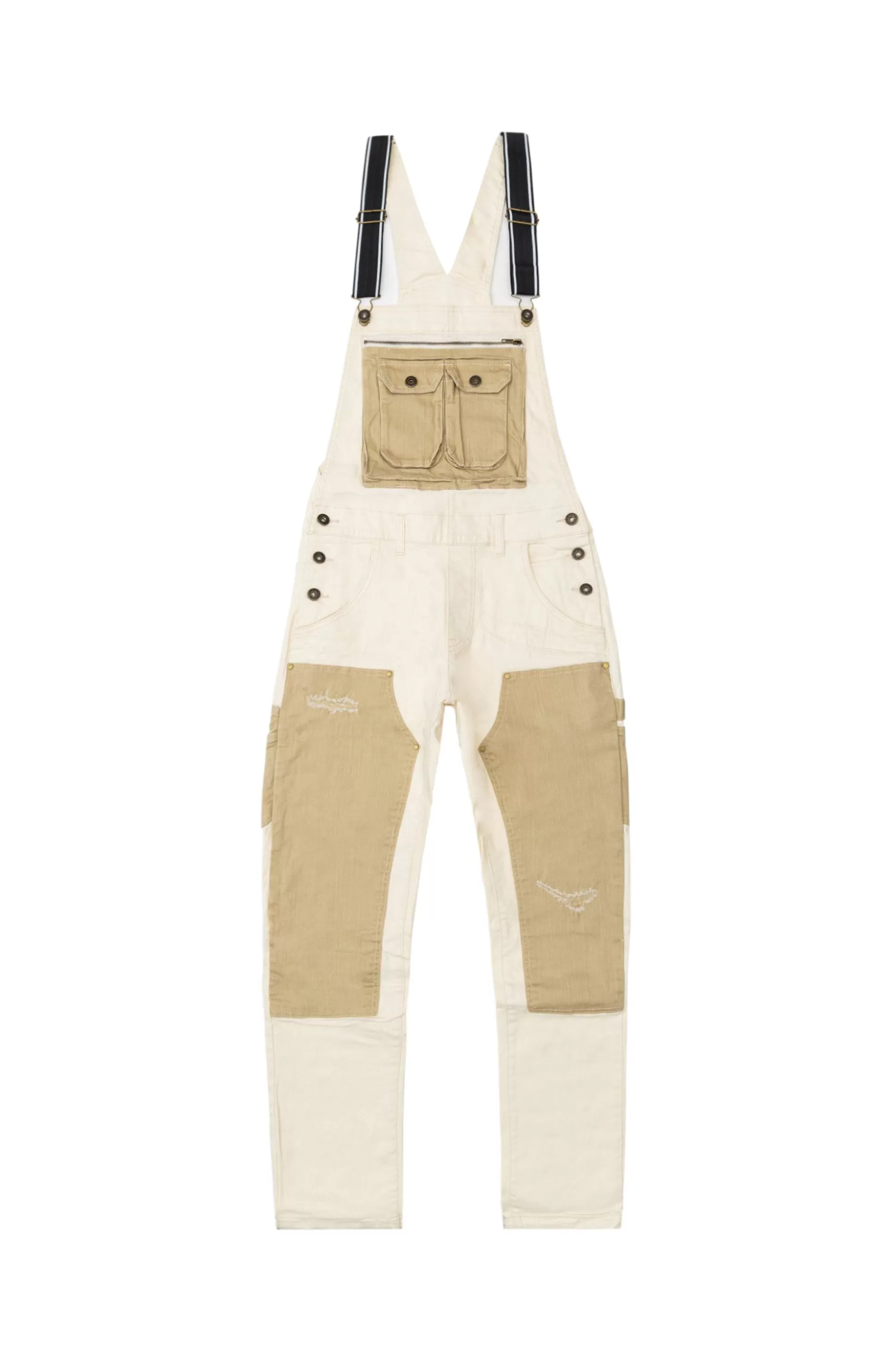 Smoke Rise Workwear Canvas Overalls Ecru Shop